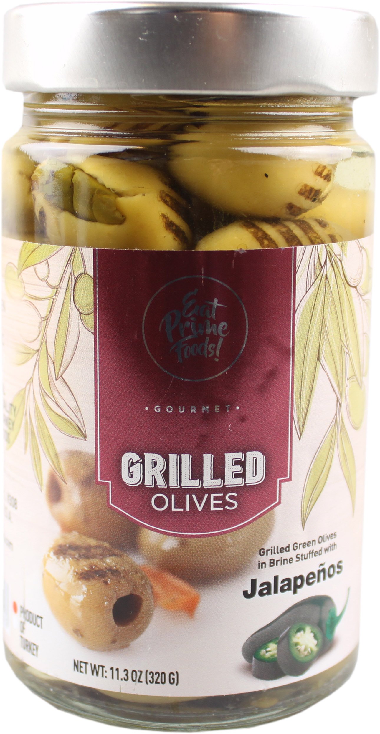 Eat Prime Foods Grilled Green Olives Stuffed With Jalapeños Shop at HEB
