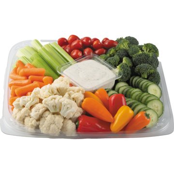 H-E-B Deli Large Veggie Party Tray - Ranch Dip