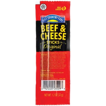 Hill Country Fare 6g Protein Beef & Cheddar Cheese Combo Stick, 1.2 oz