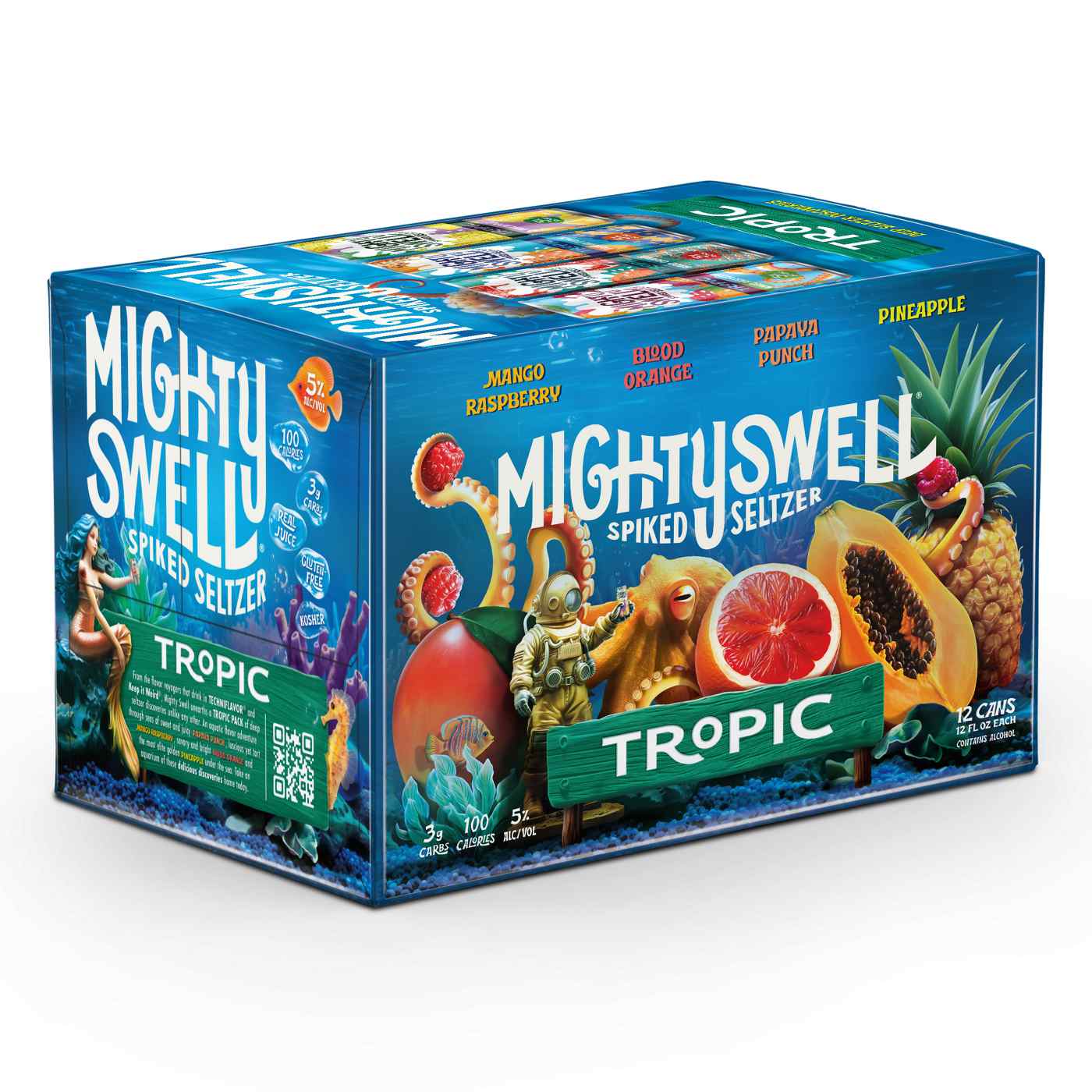 Mighty Swell Spiked Seltzer Tropic Pack 12 pk Cans; image 2 of 5