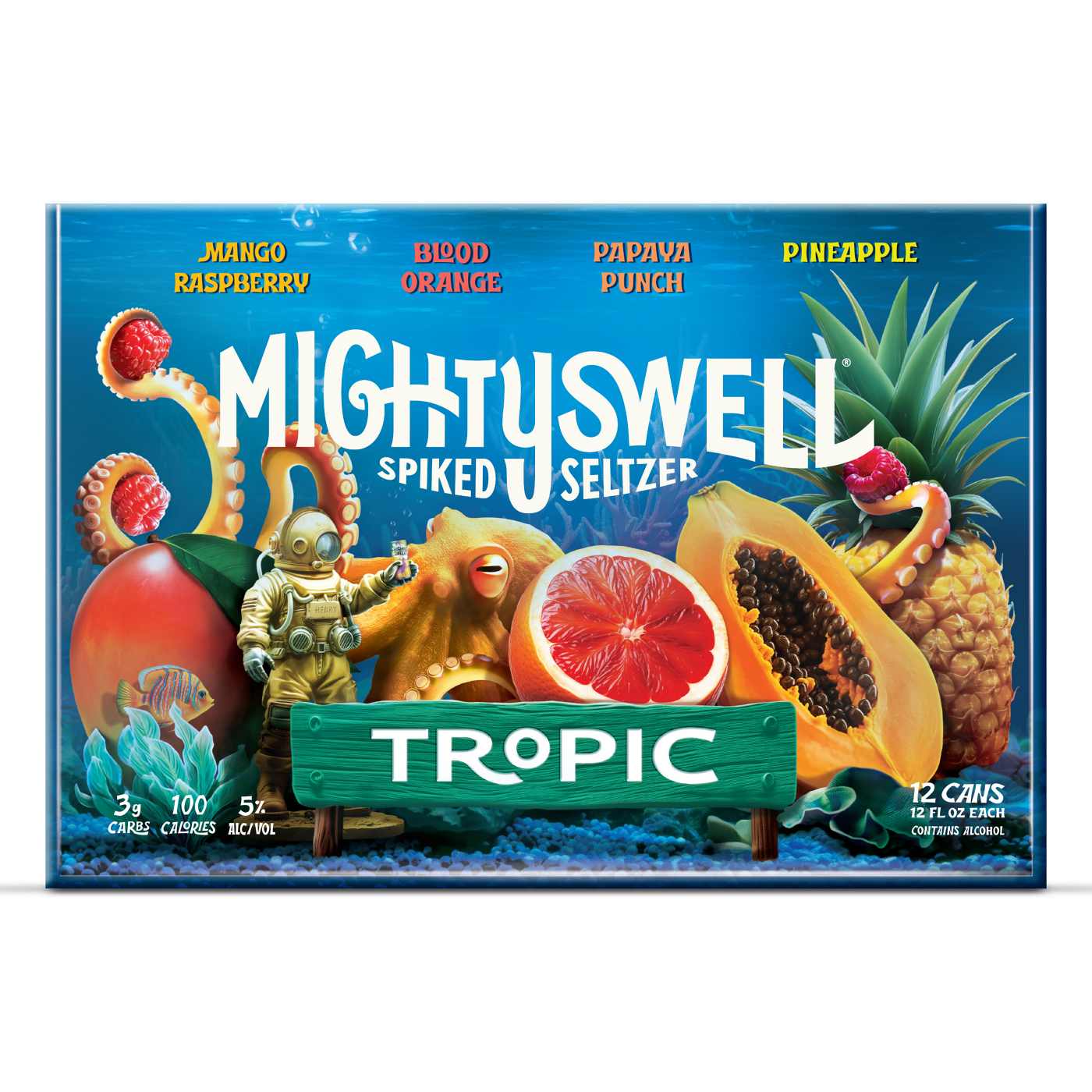 Mighty Swell Spiked Seltzer Tropic Pack 12 pk Cans; image 3 of 5