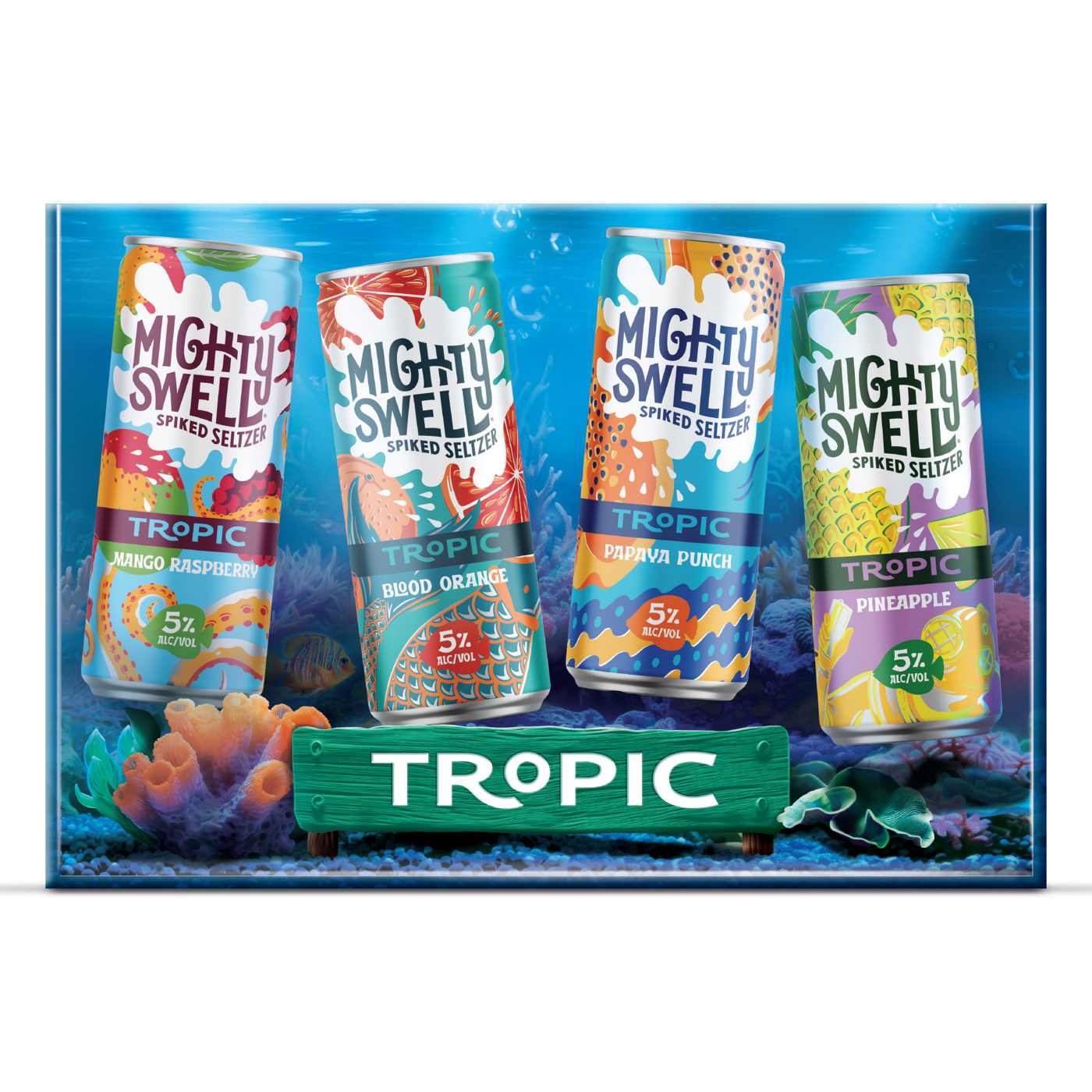 Mighty Swell Spiked Seltzer Tropic Pack 12 pk Cans; image 4 of 5