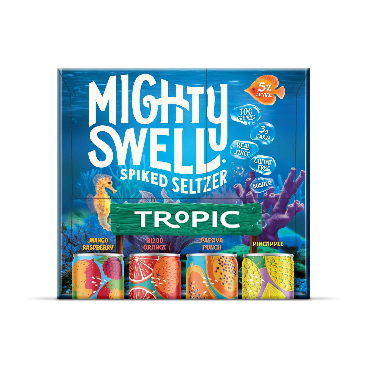 Mighty Swell Spiked Seltzer Tropic Pack 12 pk Cans; image 5 of 5