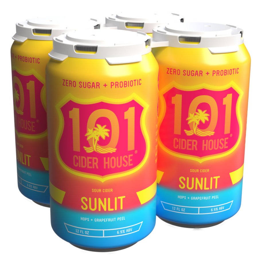 101 Cider House Sunlit Sour Cider 12 oz Cans Shop Hard Cider at HEB