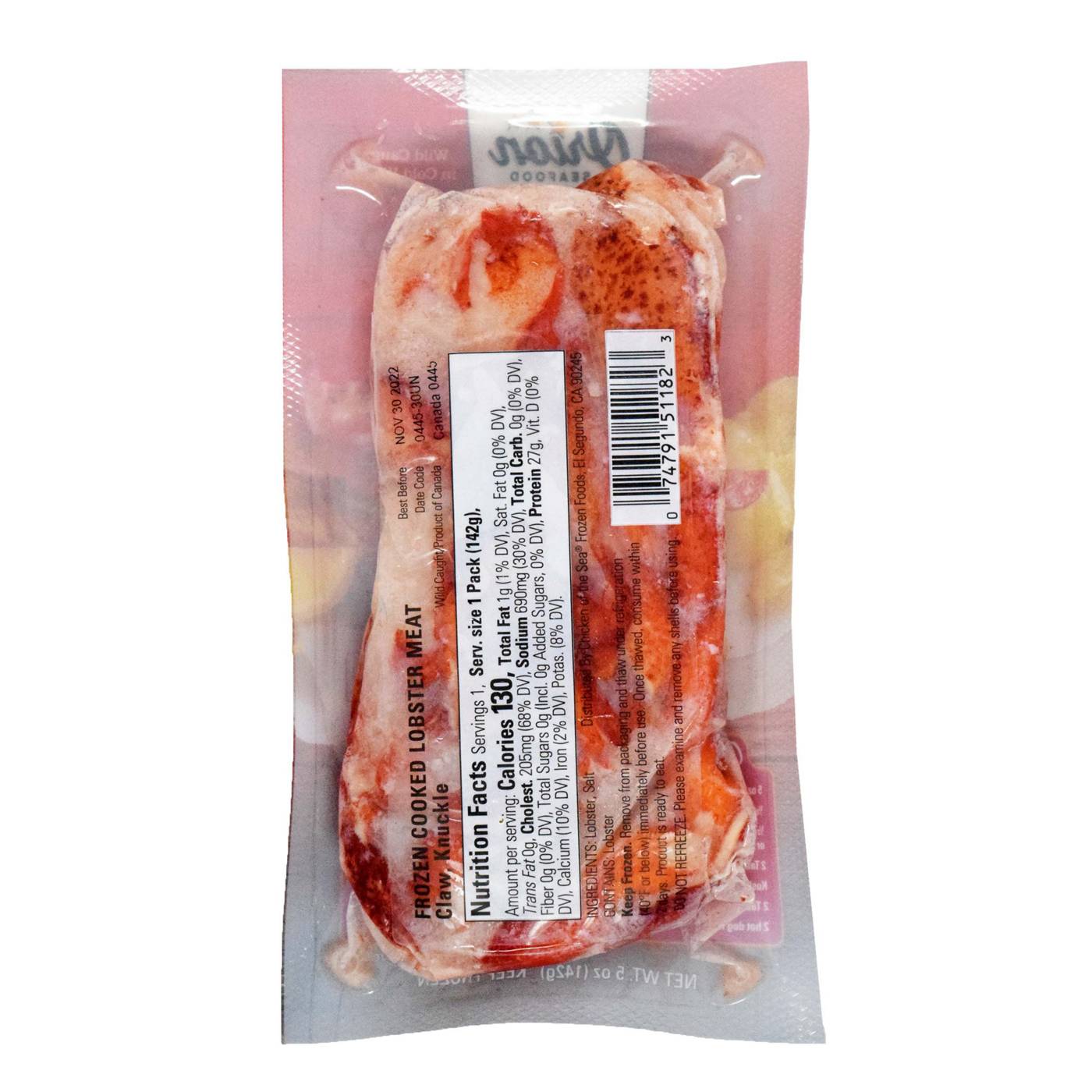 Frozen Cooked Lobster Meat; image 2 of 2