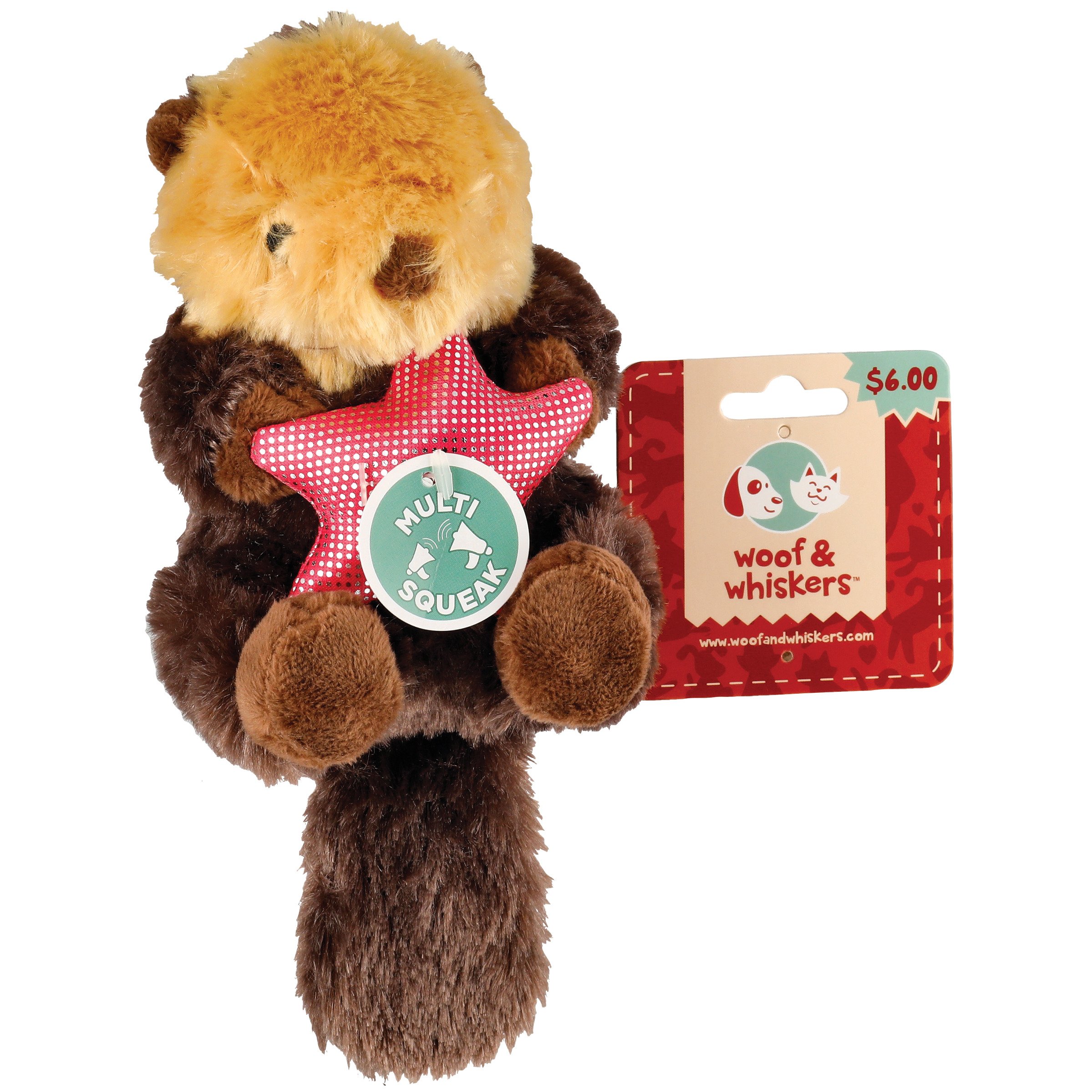 Woof and Whiskers Sea Otter Plush Dog Toy - Shop Dogs at H-E-B