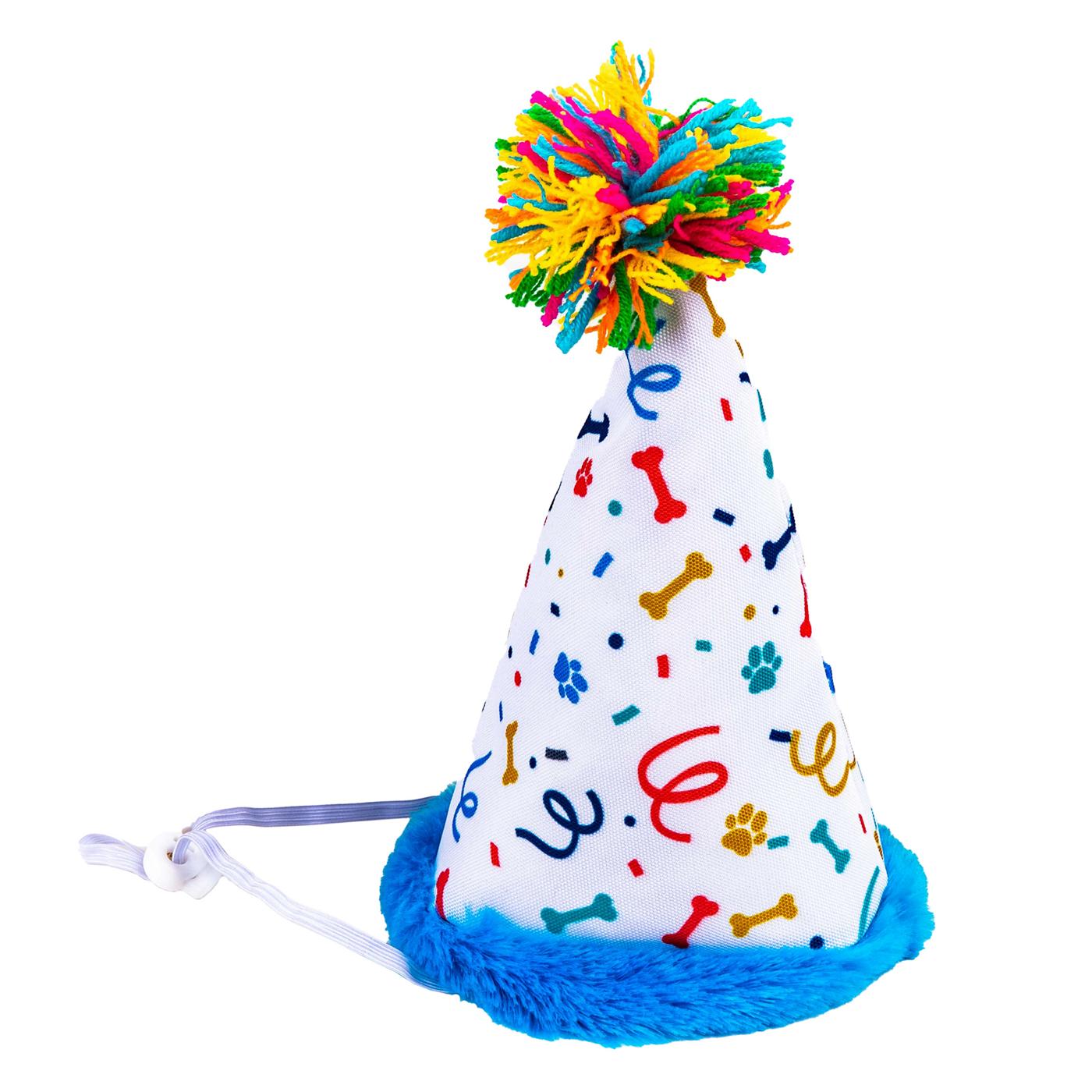 Woof & Whiskers W&W BDAY PARTY HAT PLUSH TOY; image 1 of 5