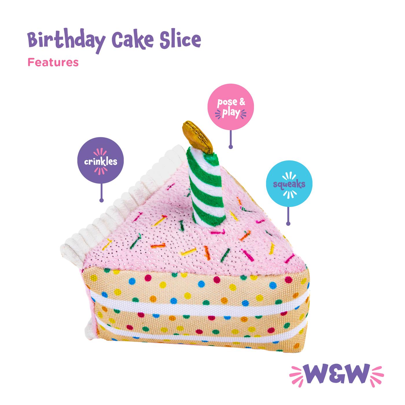 Woof & Whiskers WW BDAY CAKE SLICE SM SEASONAL 20CS; image 3 of 5