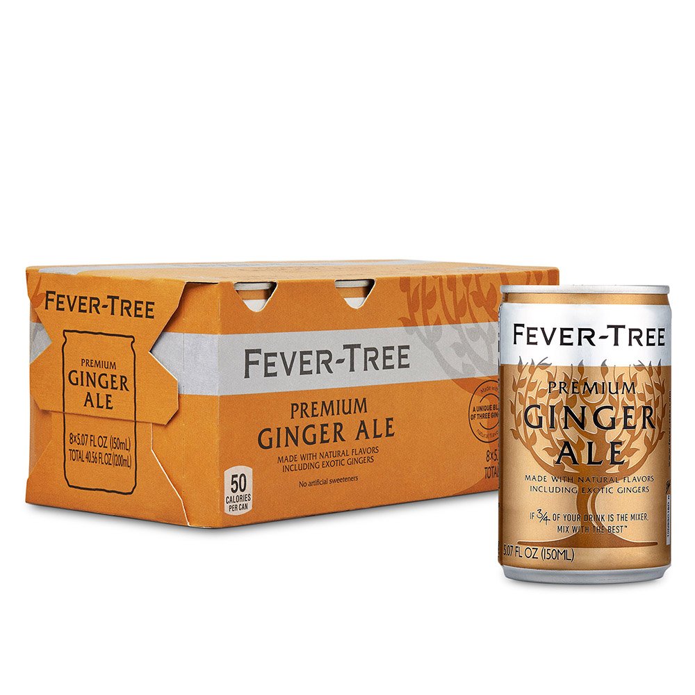 Fever Tree Premium Ginger Ale 5.07 oz Cans Shop Cocktail Mixers at HEB