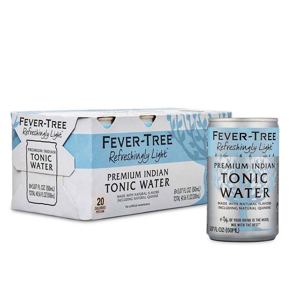 Fever Tree Refreshingly Light Tonic Water 5.07 Cans - Shop