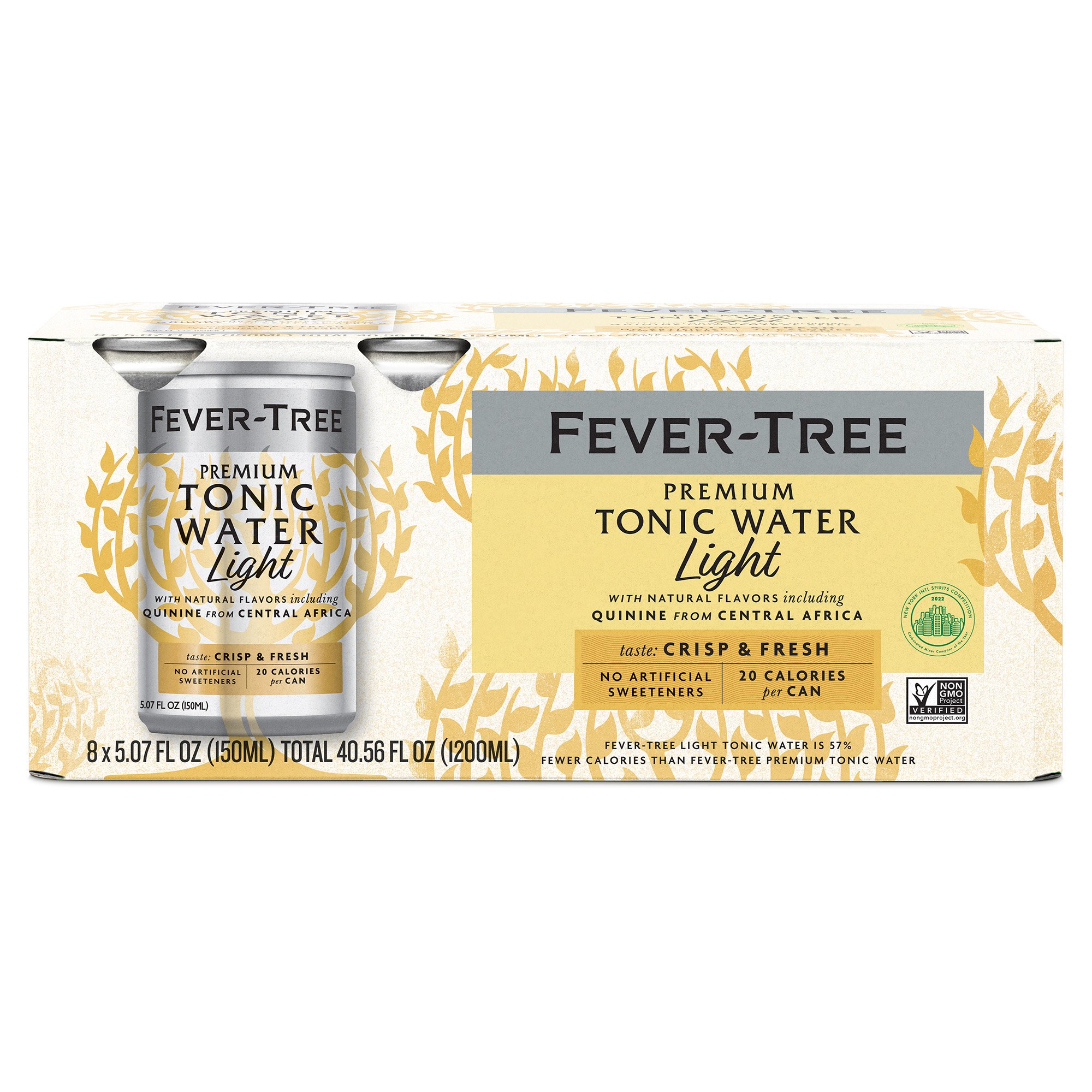 Fever Tree Refreshingly Light Tonic Water 5.07 Cans - Shop