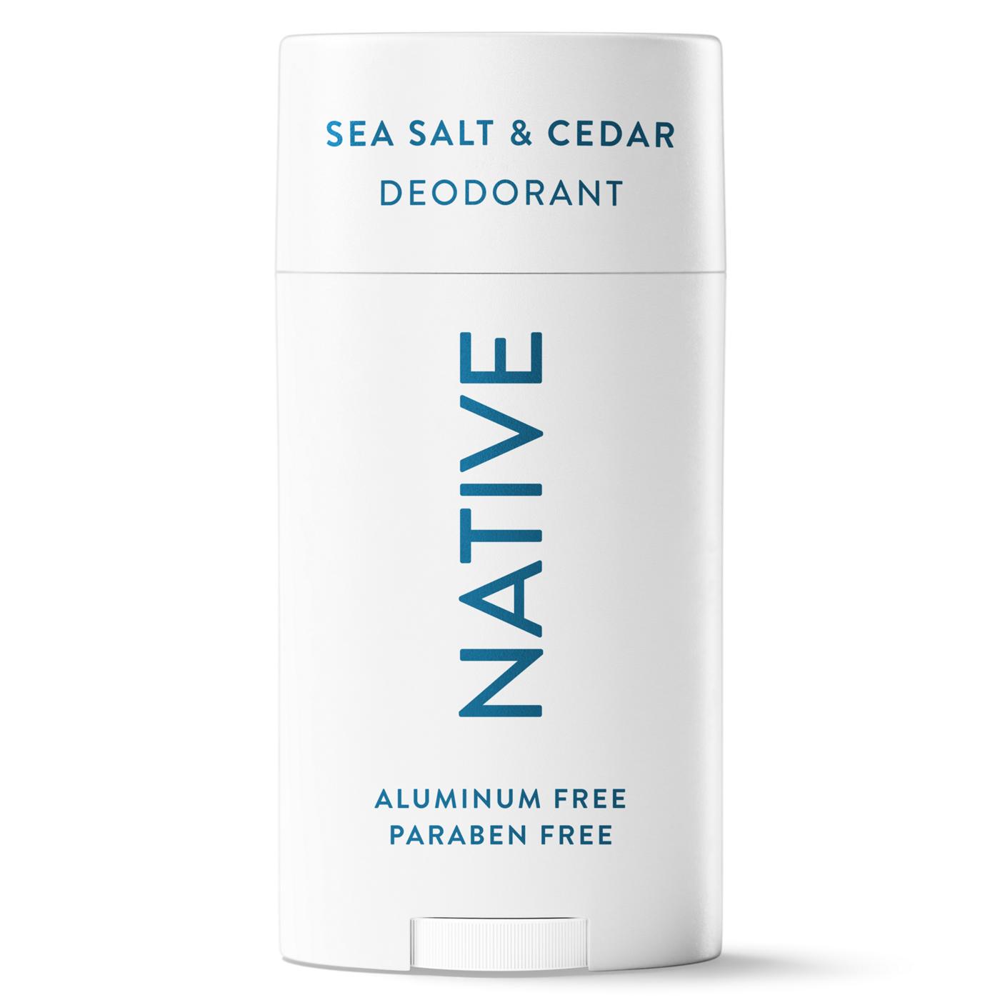 Native Aluminum Free Deodorant - Sea Salt & Cedar; image 1 of 10