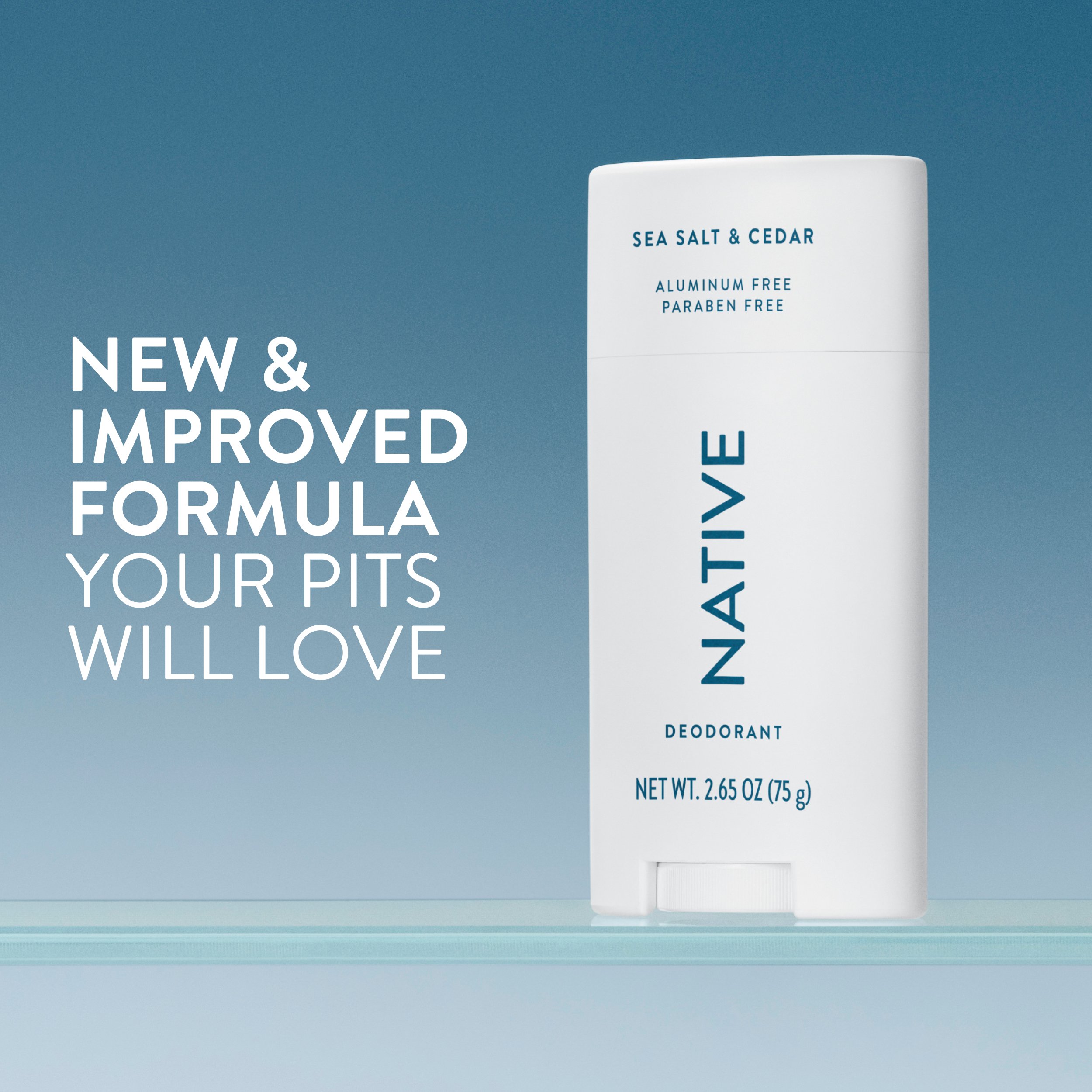 Native Aluminum Free Deodorant - Sea Salt & Cedar - Shop Deodorant