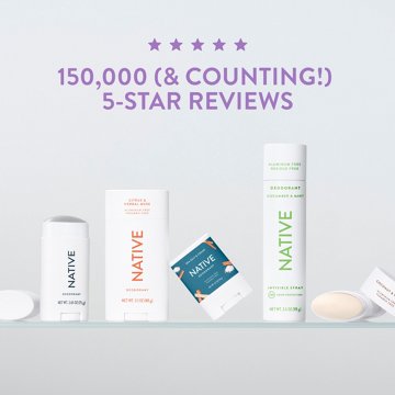 Native Aluminum Free Deodorant - Lilac & White Tea, 2.65 oz