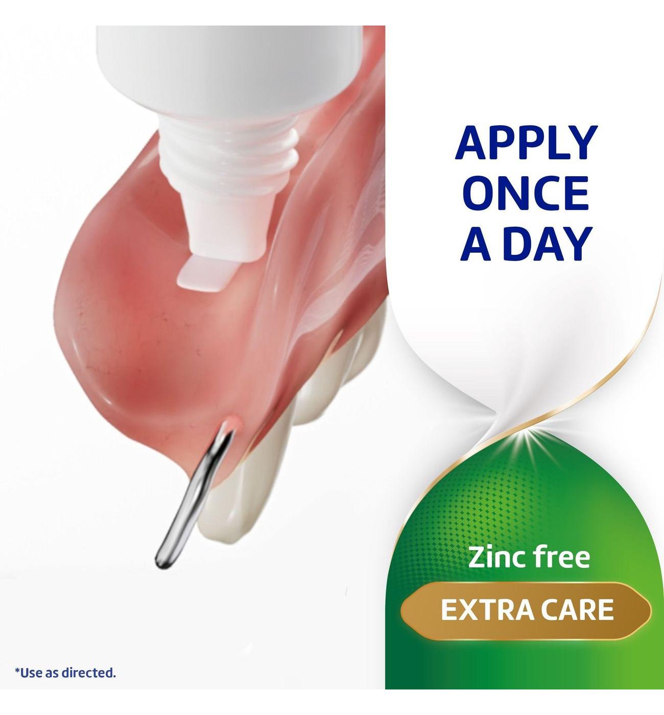 Super Poligrip Extra Care Zinc Free Denture and Partials Adhesive Cream; image 5 of 8