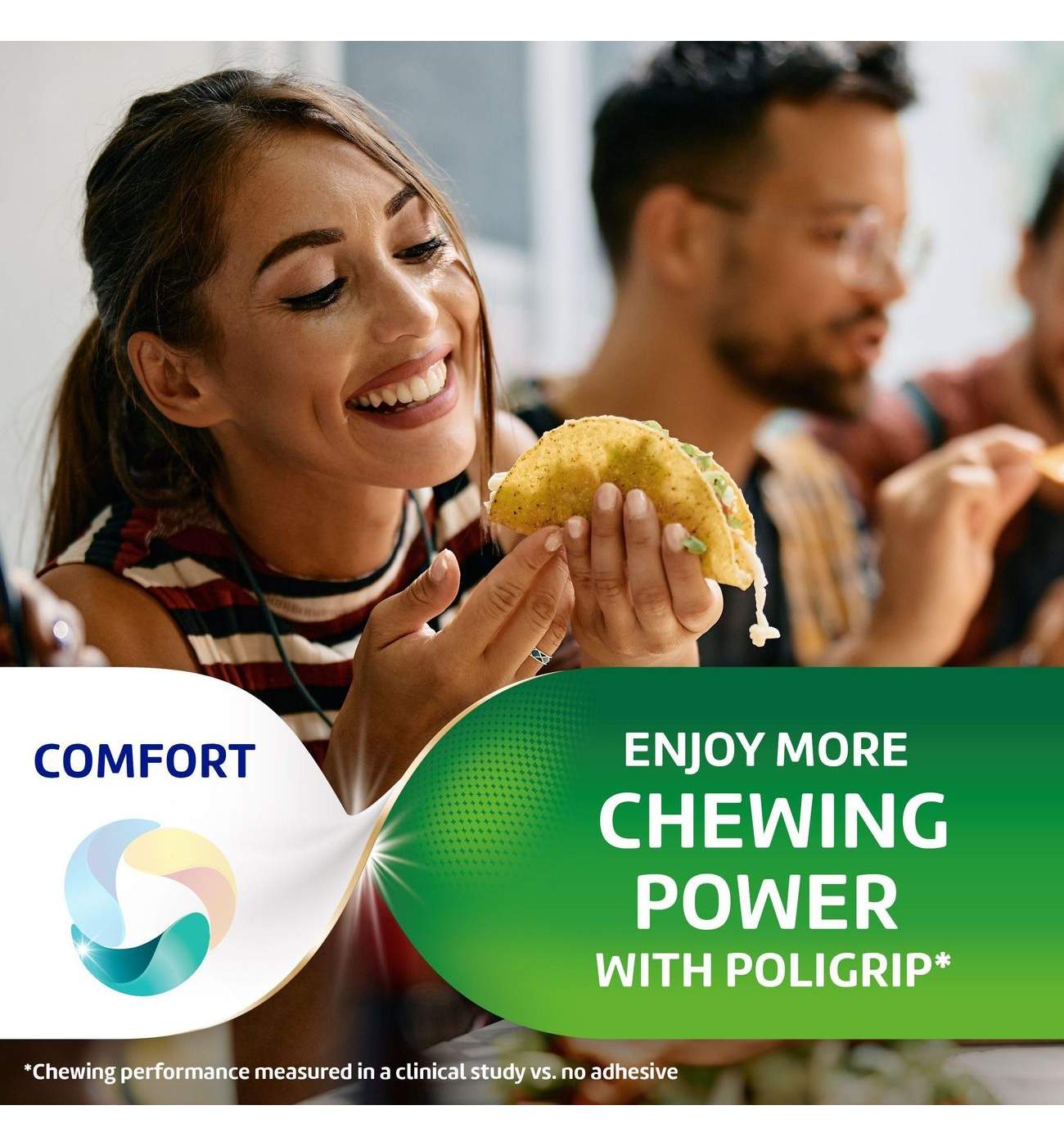 Super Poligrip Extra Care Zinc Free Denture and Partials Adhesive Cream; image 7 of 8