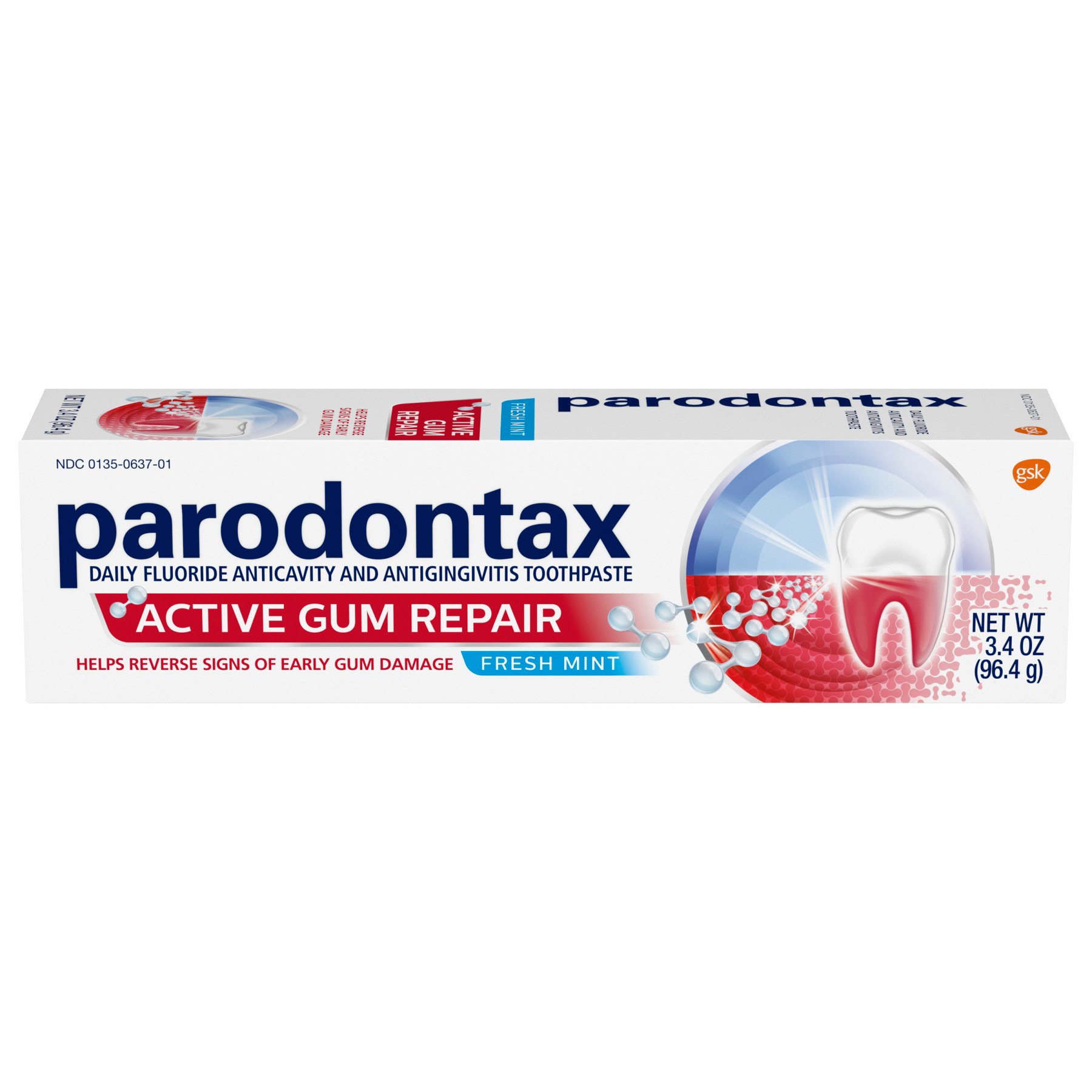 Parodontax Active Gum Repair Toothpaste - Fresh - Oral Hygiene H-E-B
