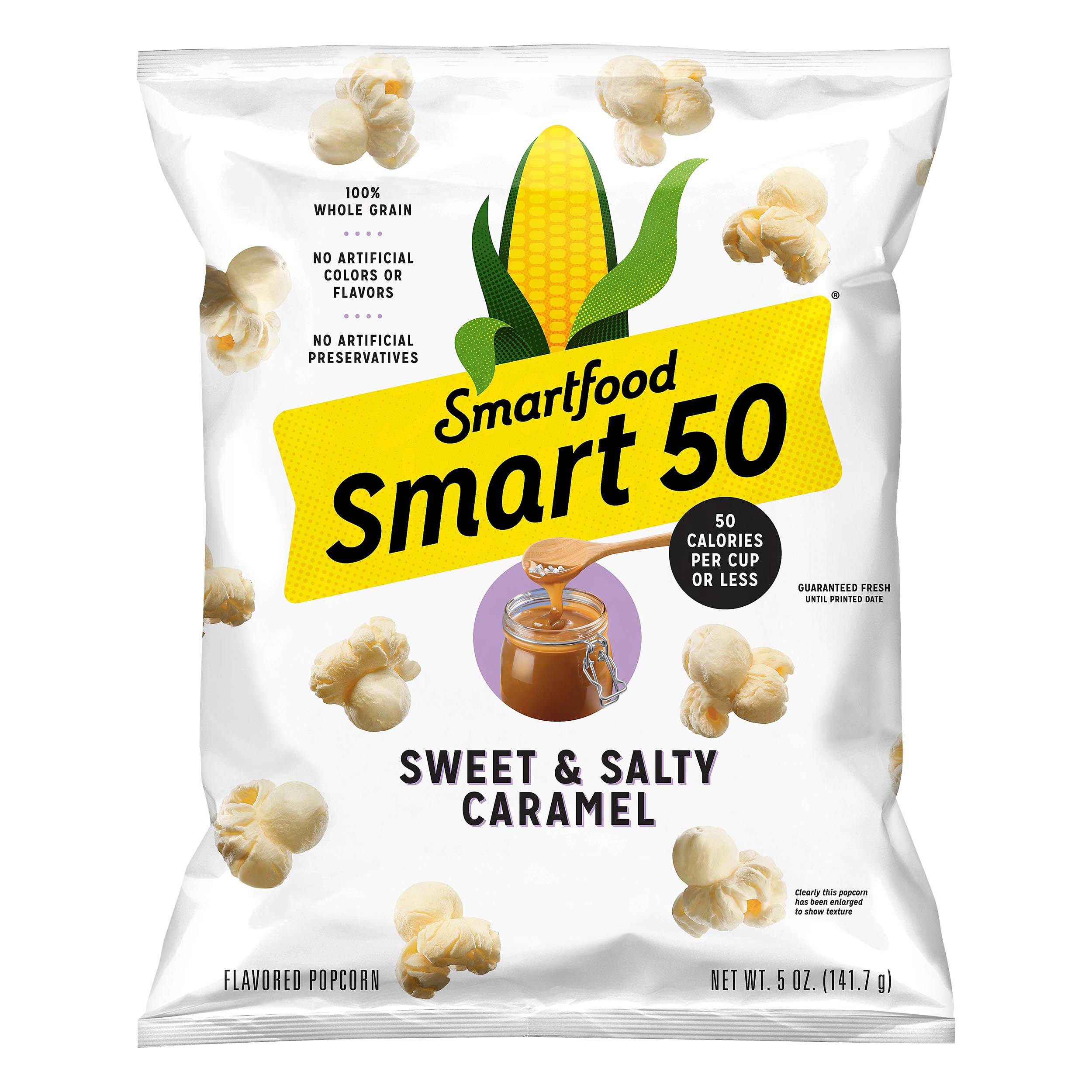 Smartfood Smart 50 Sweet & Salty Caramel - Shop Popcorn at H-E-B