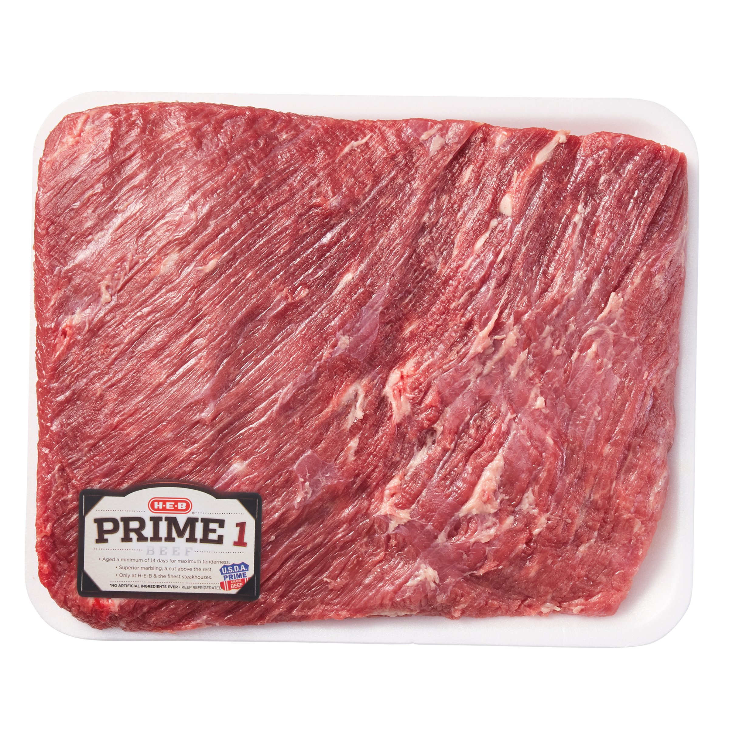 HEB Prime 1 Beef Brisket, Flat Market Trimmed, USDA Prime Shop Meat
