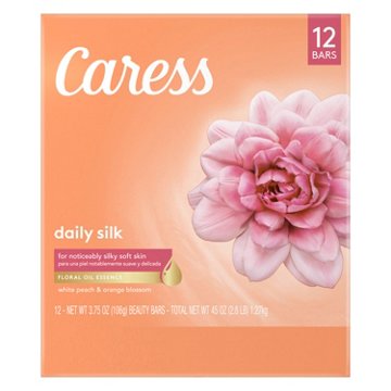 Caress Daily Silk Beauty Bars, 12 ct