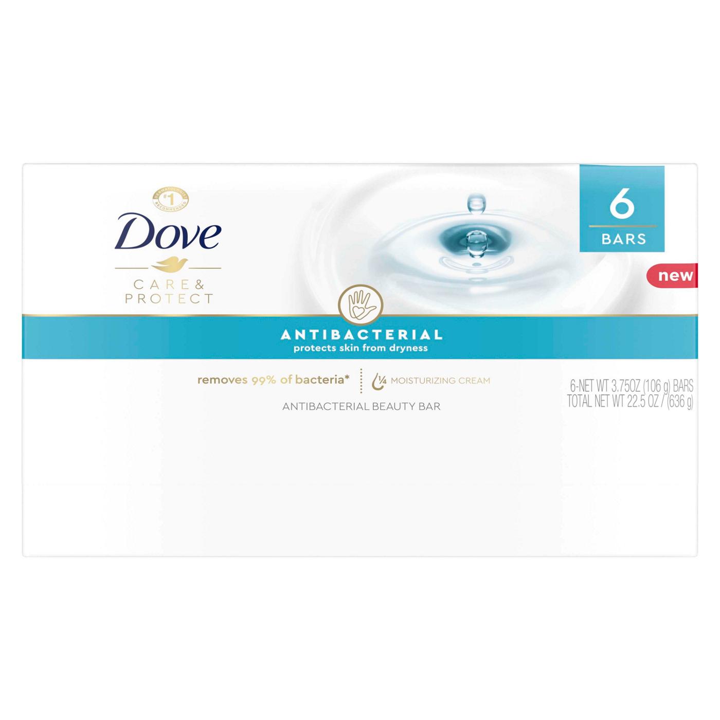 Dove Beauty Bar Antibacterial; image 2 of 3