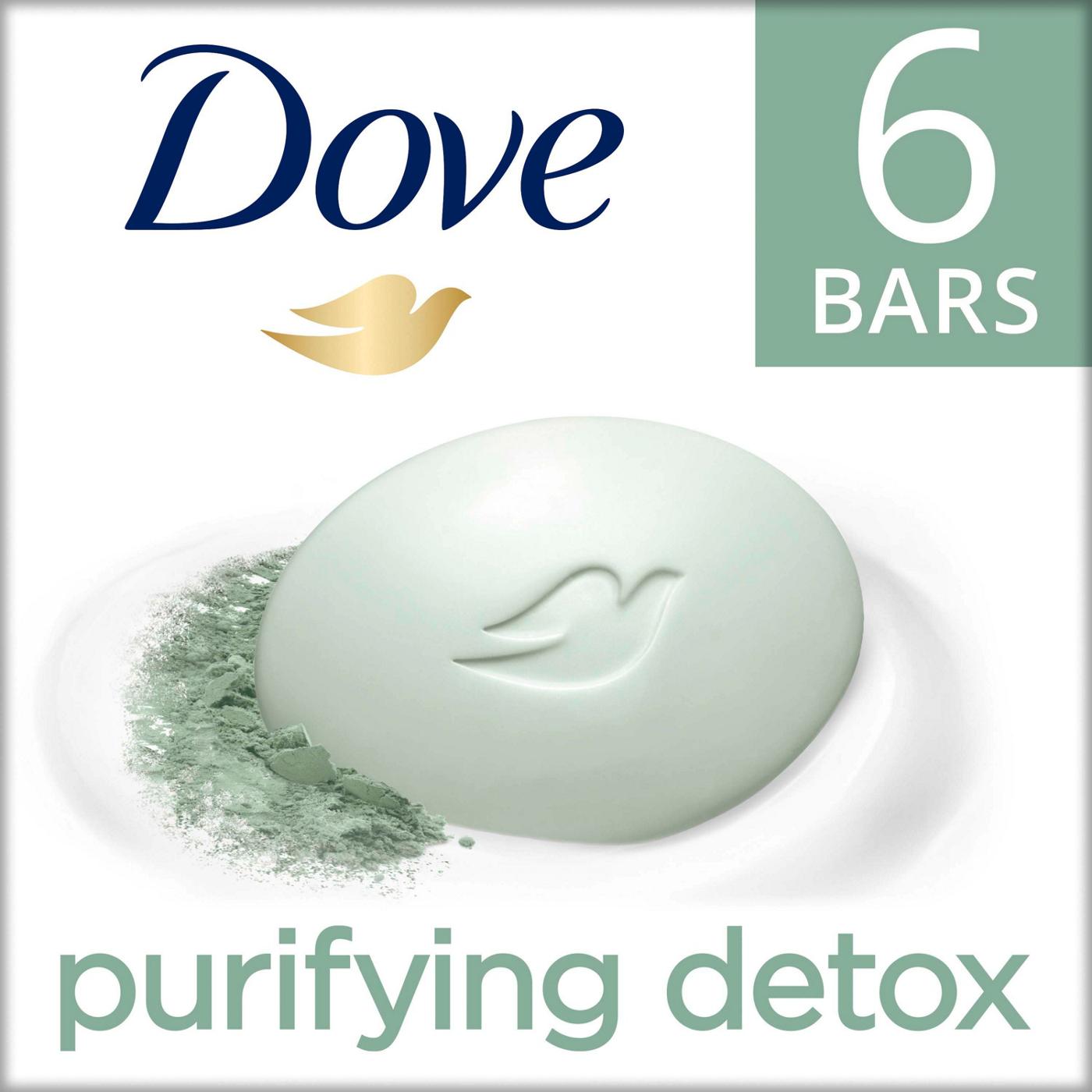 Dove Purifying Detox with Green Clay Beauty Bars; image 2 of 3