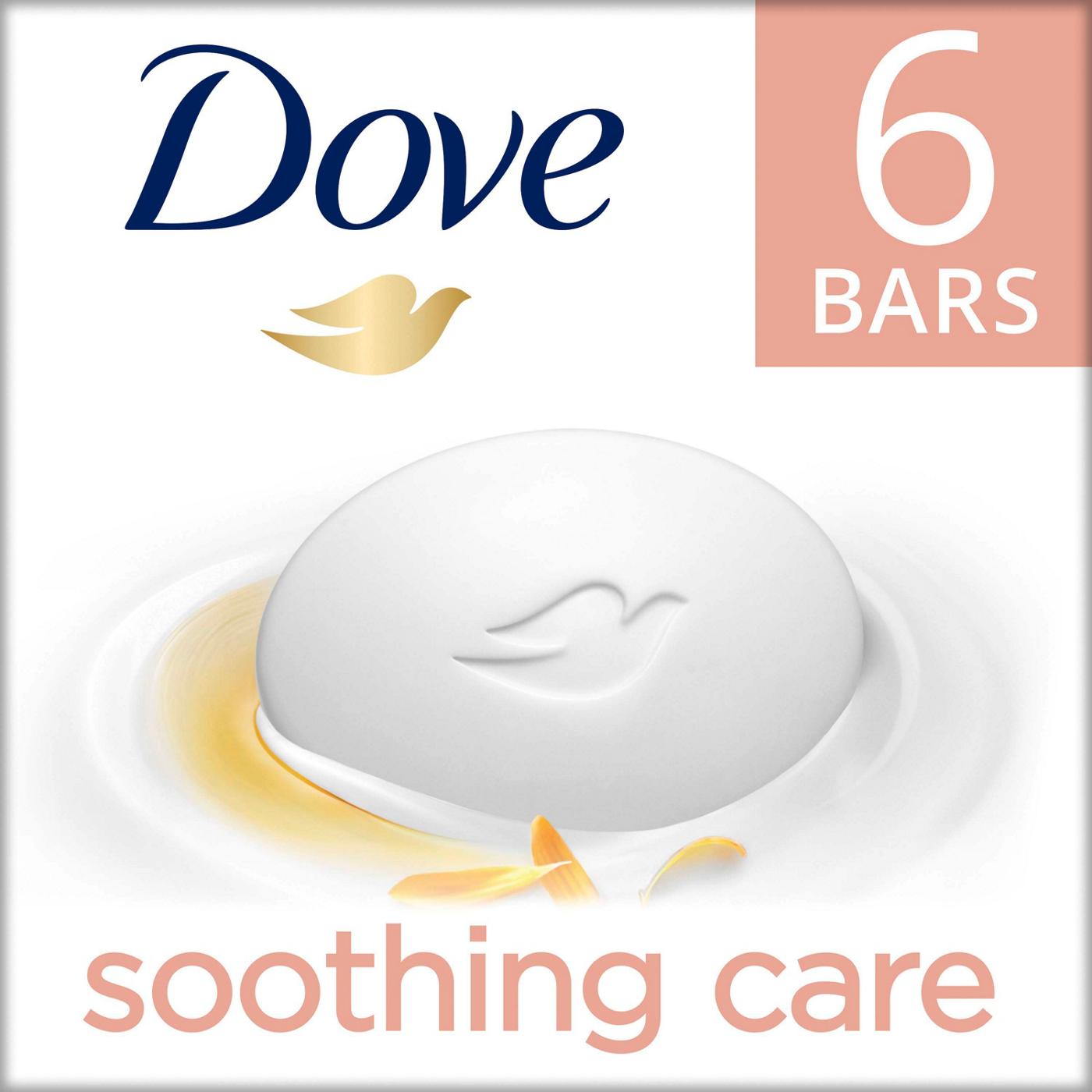 Dove Soothing Care with Calendula Oil Moisturizing Beauty Bars; image 3 of 3