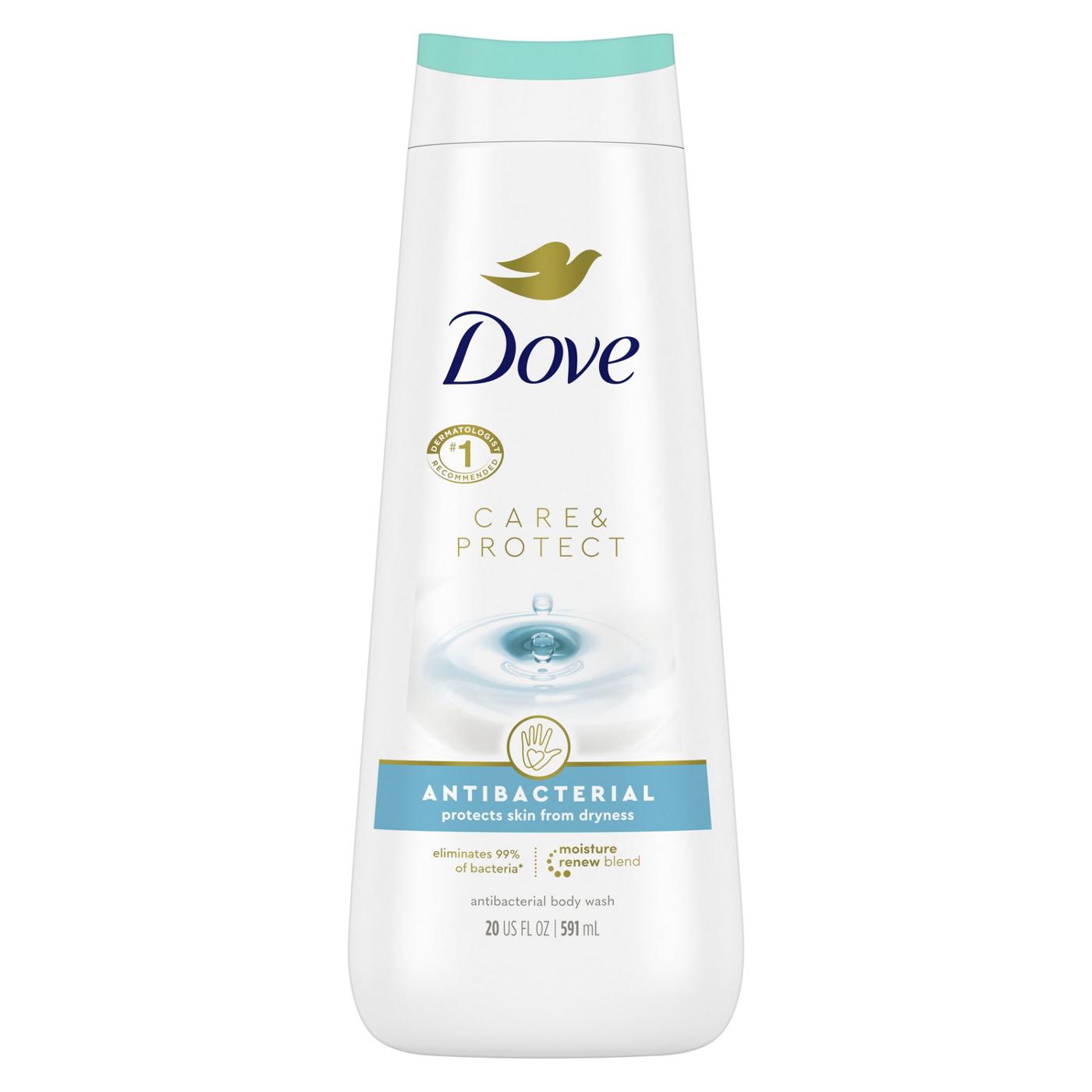 Dove Care & Protect Antibacterial Body Wash; image 1 of 8