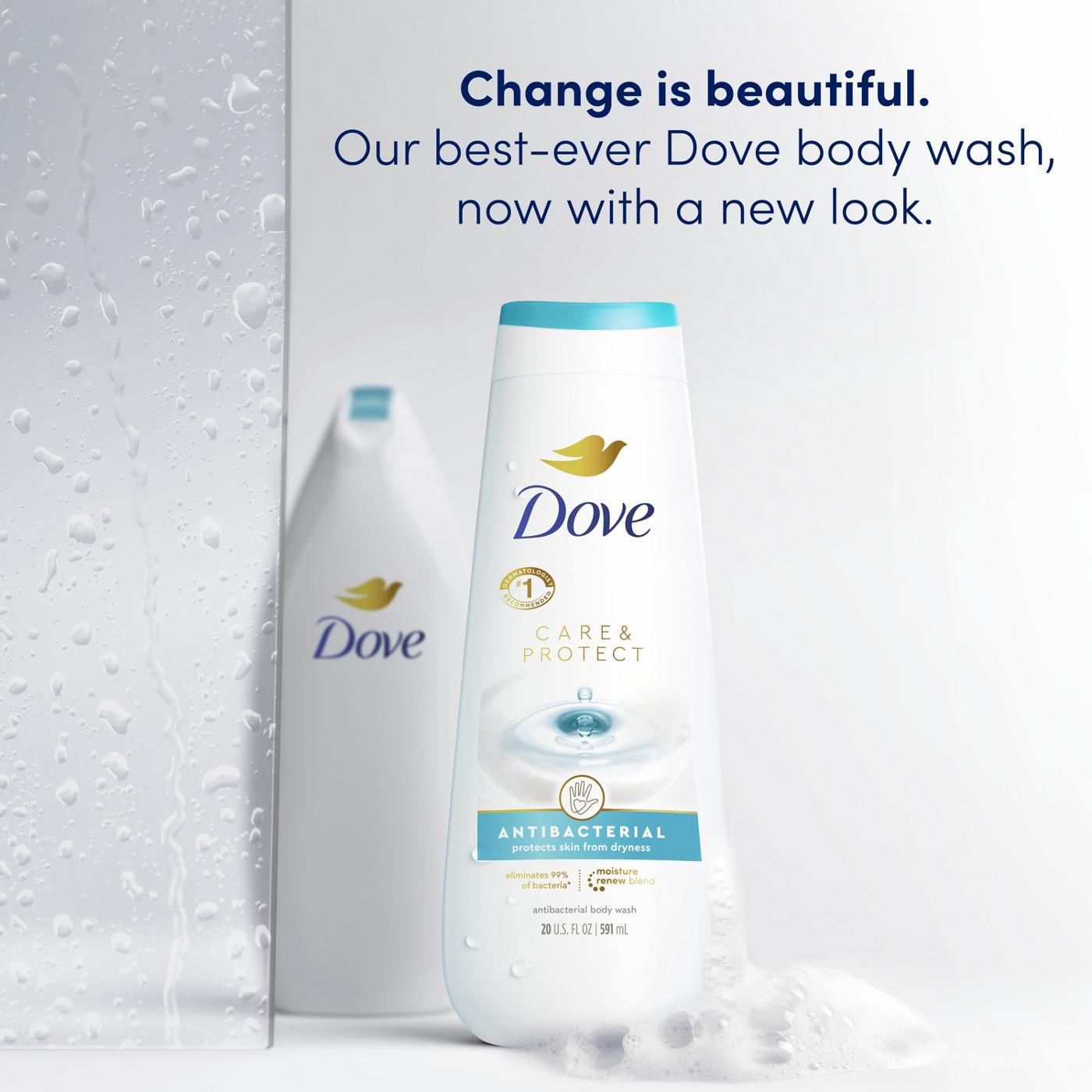 Dove Care & Protect Antibacterial Body Wash; image 3 of 8
