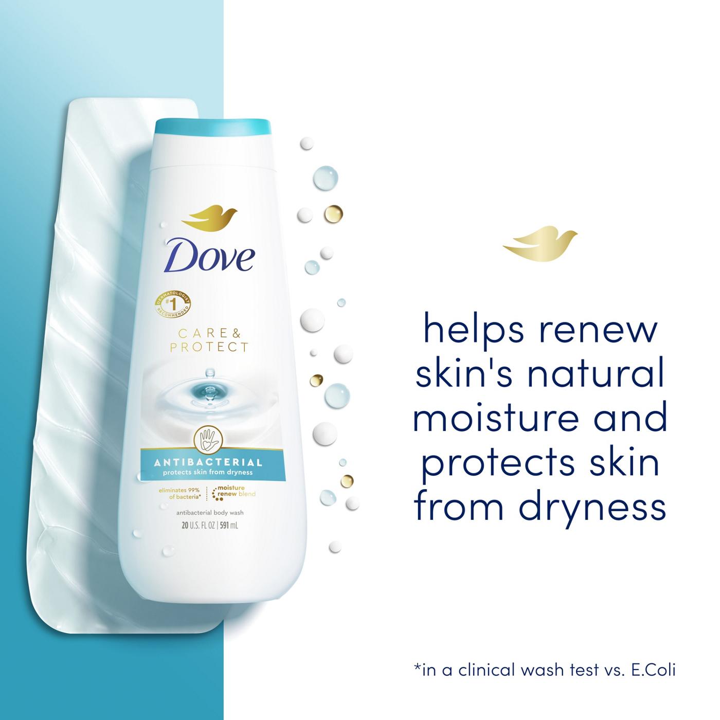 Dove Care & Protect Antibacterial Body Wash; image 5 of 8