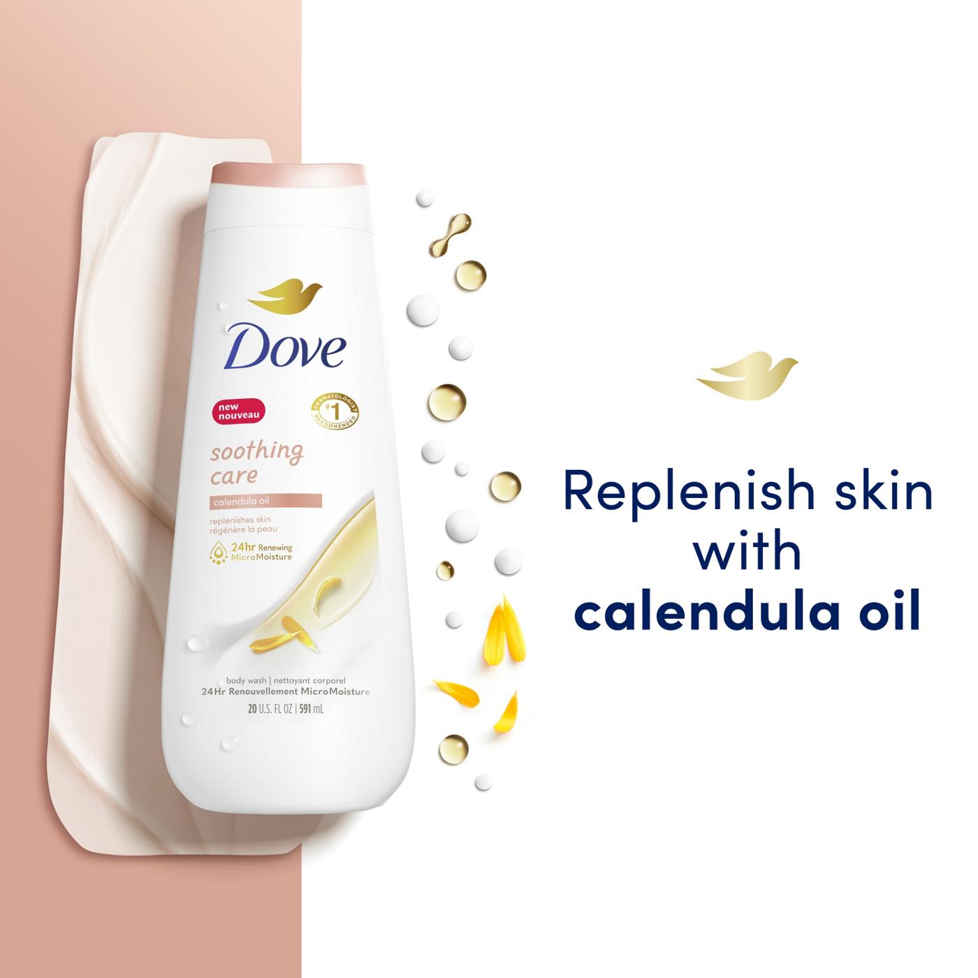 Dove Soothing Care Body Wash - Calendula Oil; image 5 of 8