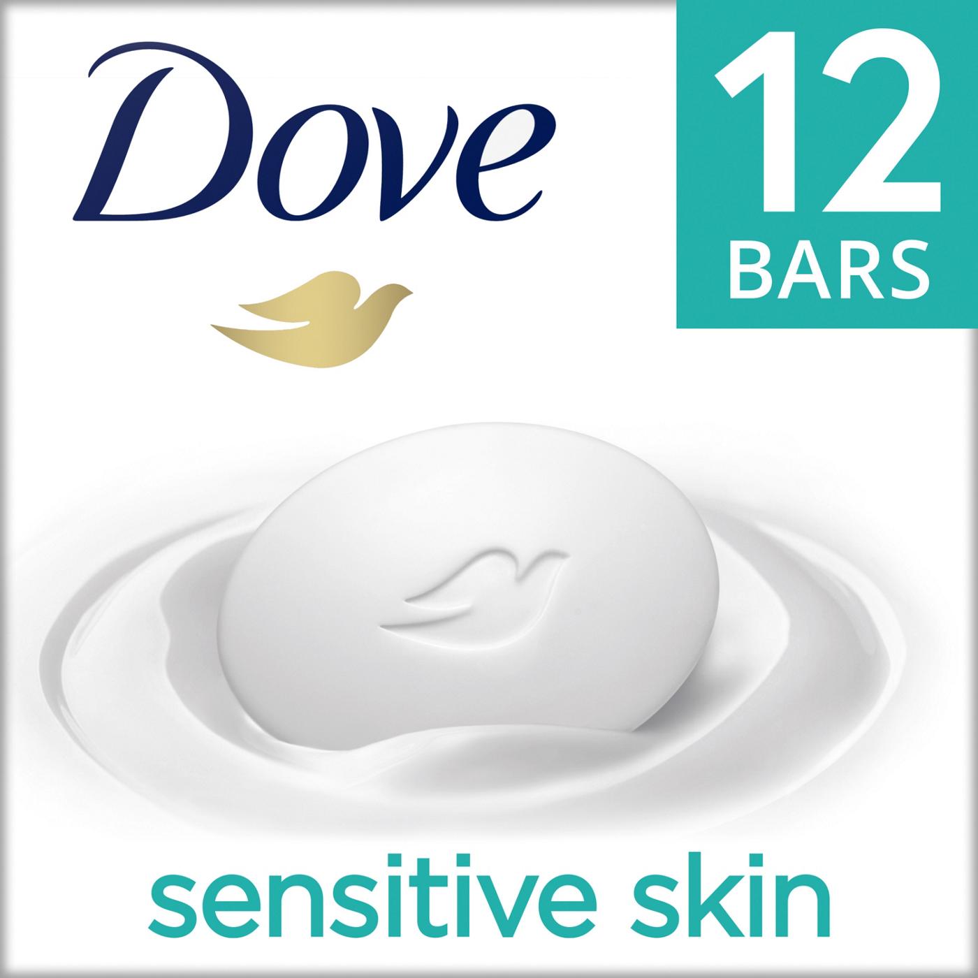 Dove Sensitive Skin Moisturizing Beauty Bars; image 7 of 7