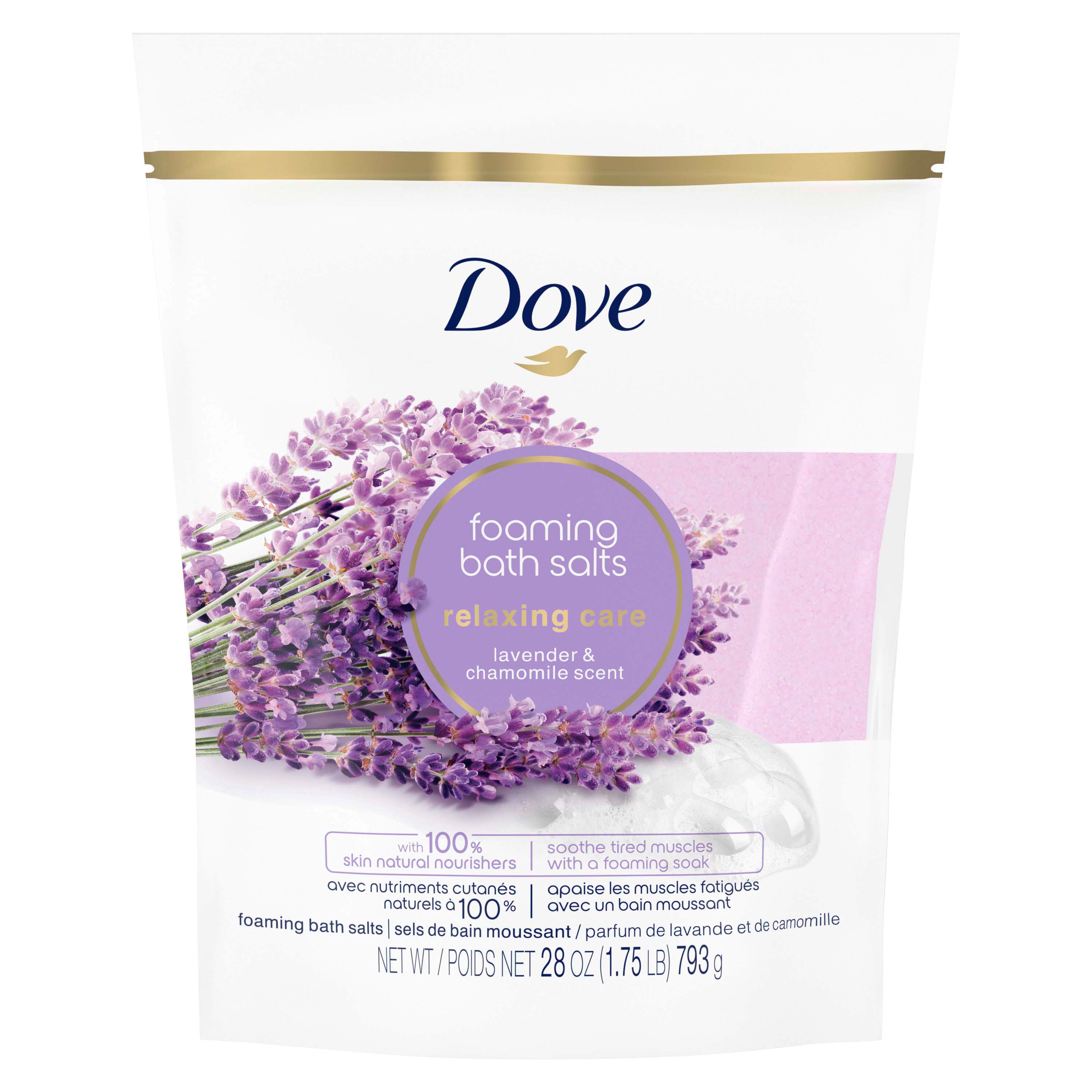 Dove Nourishing Secrets Lavender & Chamomile Bath Salts Shop Bubble