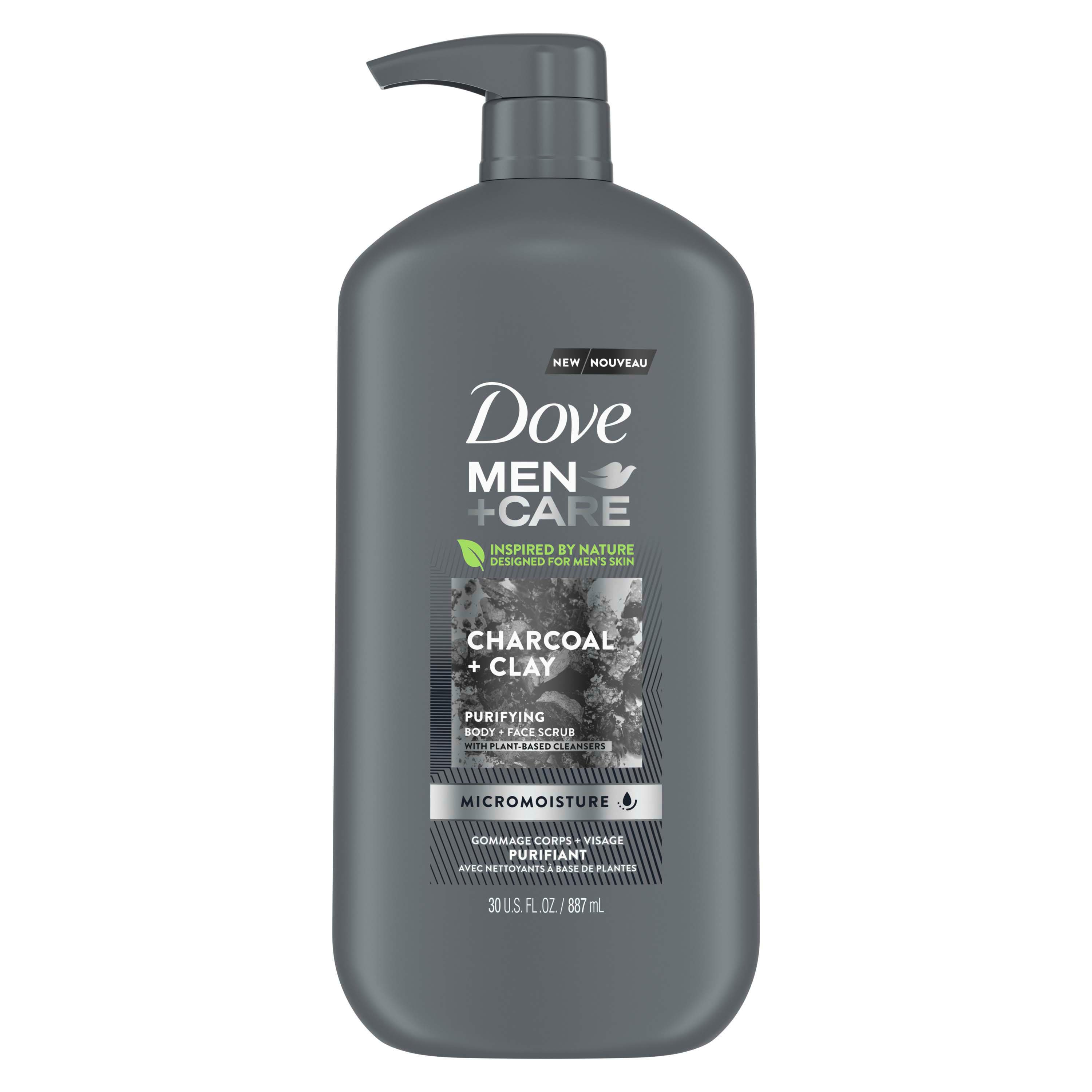 Dove Men+Care Elements Body and Face Bars Charcoal + Clay