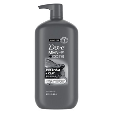 Dove Men+Care Men+Care Purifying Body and Face Wash - Charcoal & Clay, 30 oz