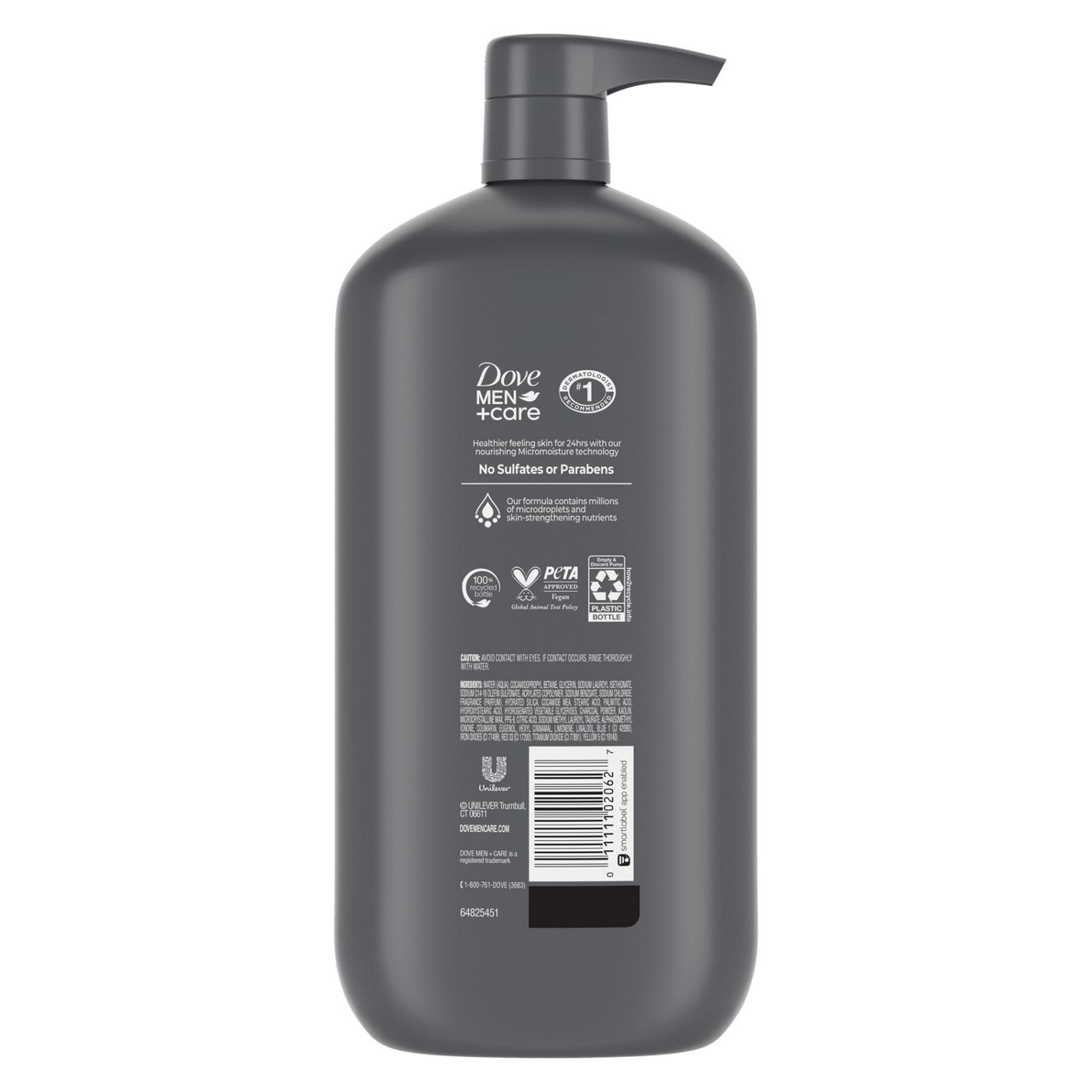 Dove Men+Care Men+Care Purifying Body and Face Wash - Charcoal & Clay; image 5 of 5