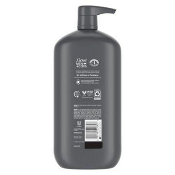 Dove Men+Care Men+Care Purifying Body and Face Wash - Charcoal & Clay, 30 oz