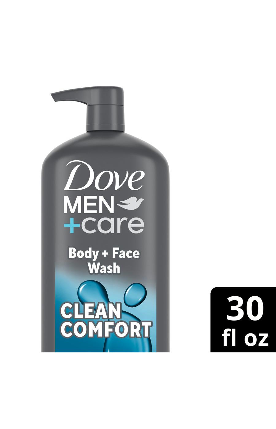 Dove Men+Care Hydrating Body + Face Wash - Clean Comfort; image 3 of 6