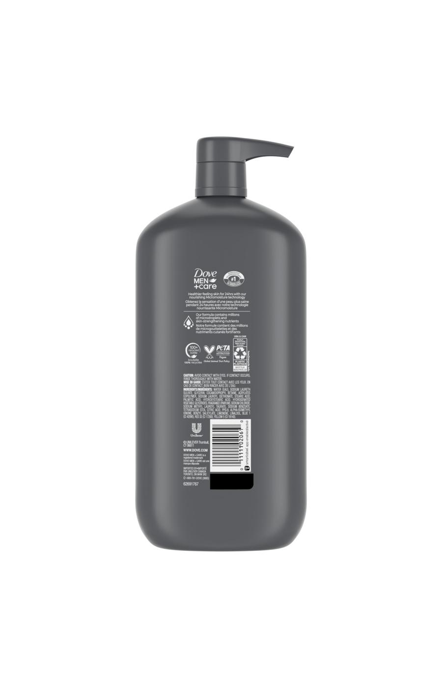 Dove Men+Care Hydrating Body + Face Wash - Clean Comfort; image 6 of 6