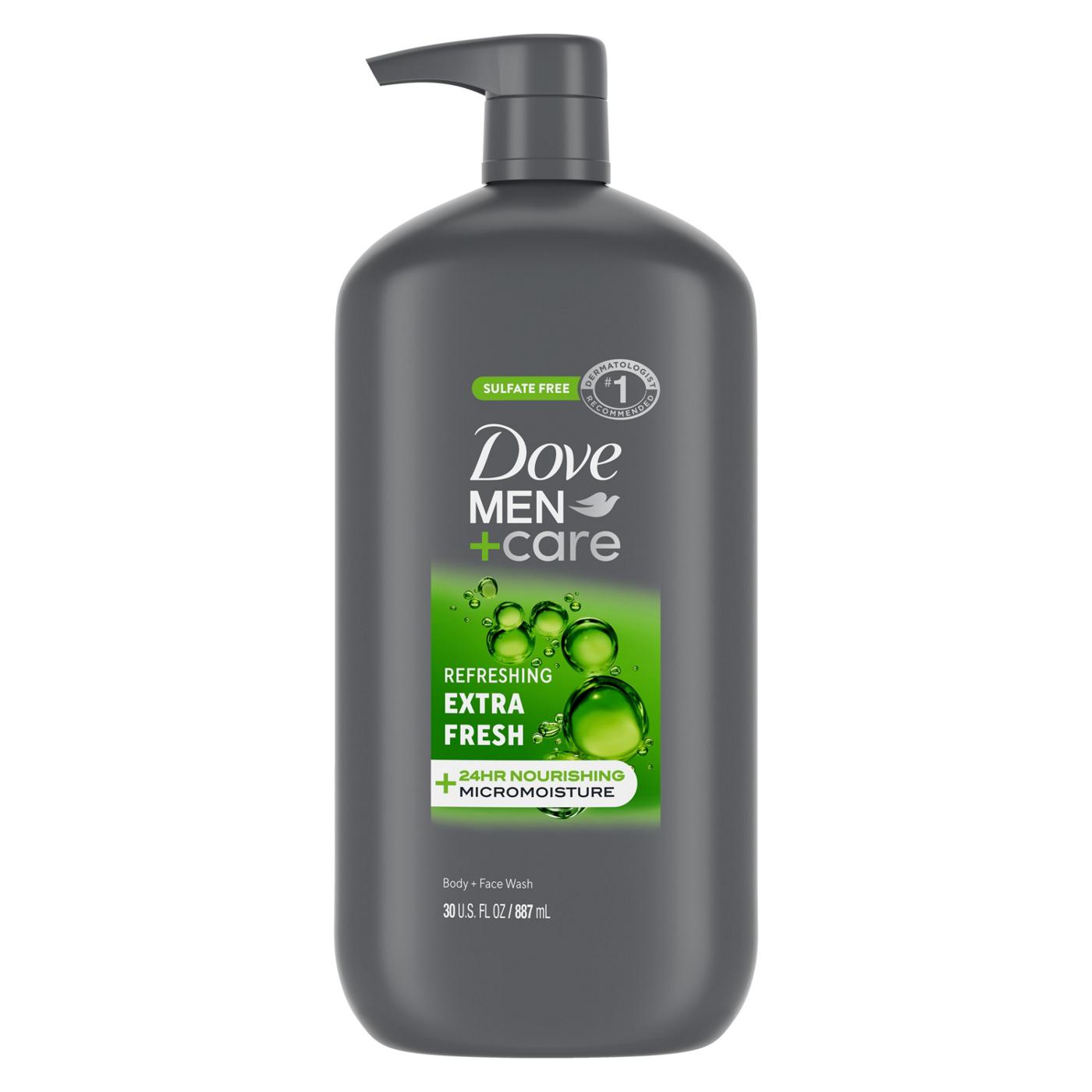 Dove Men+Care Refreshing Body + Face Wash - Extra Fresh; image 1 of 6