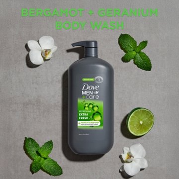 Dove Men+Care Refreshing Body + Face Wash - Extra Fresh, 30 oz
