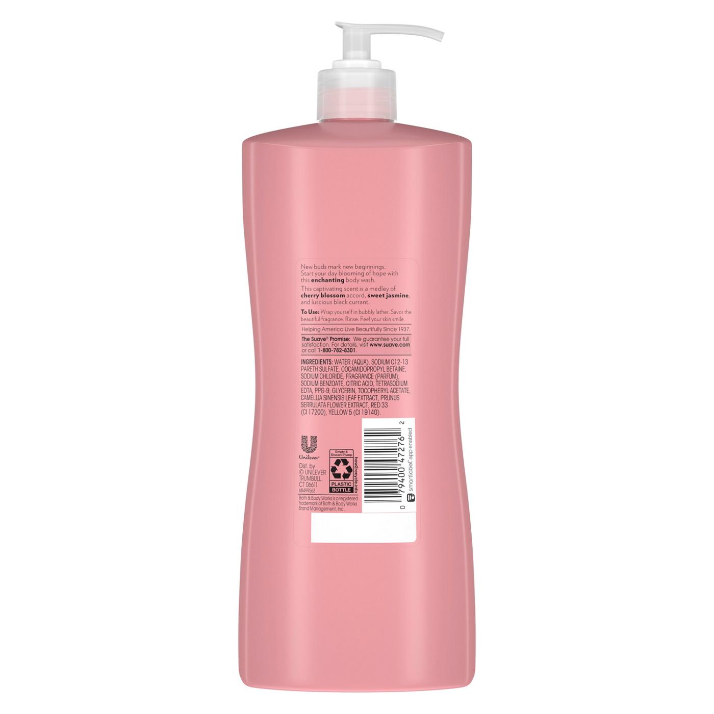 Suave Essentials Cherry Blossom Pampering Body Wash; image 2 of 2