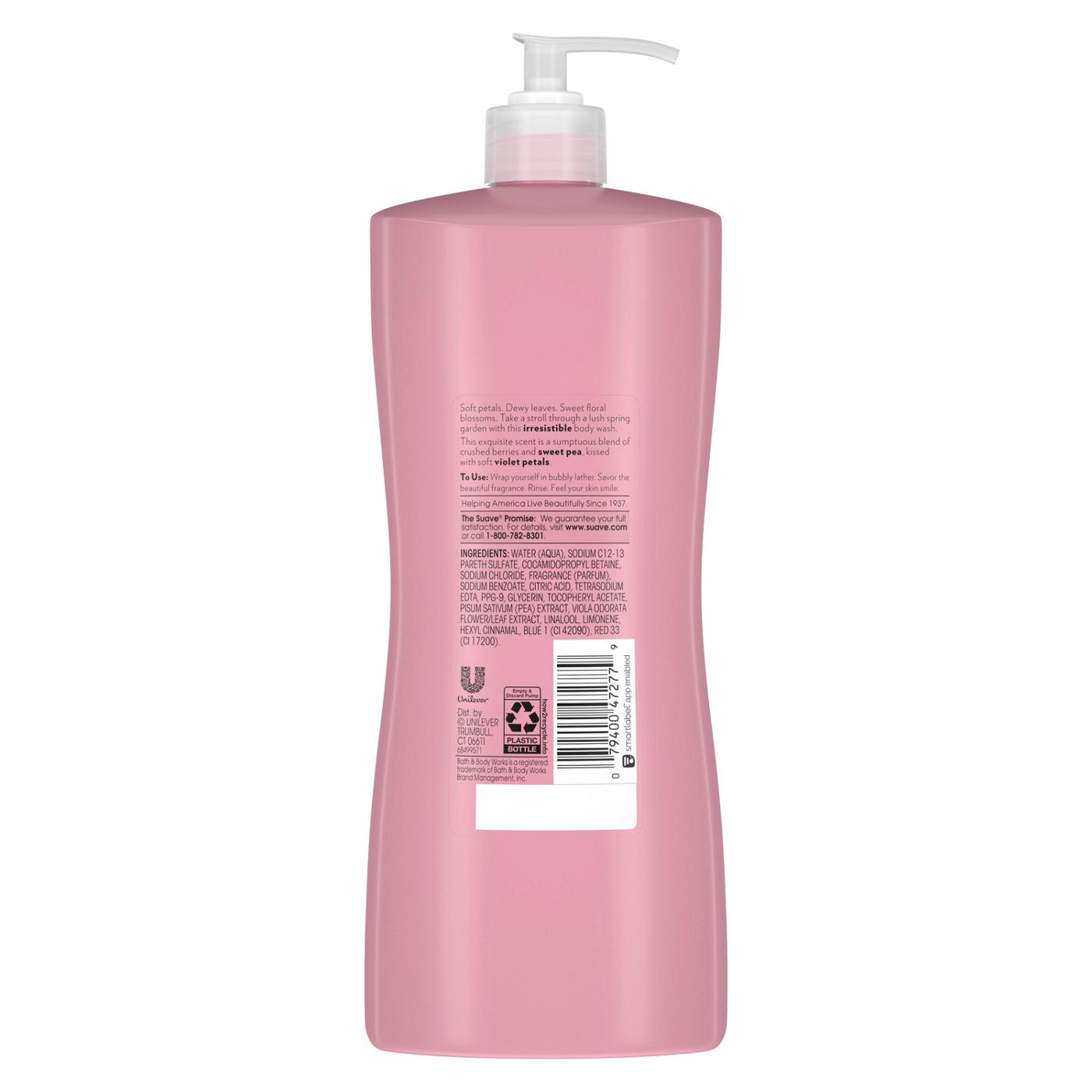 Suave Essentials Sweet Pea & Violet Pampering Body Wash; image 2 of 2