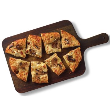 H-E-B Deli Artisan Focaccia Pizza - Mushroom, Mozzarella & Goat Cheese, 14 oz