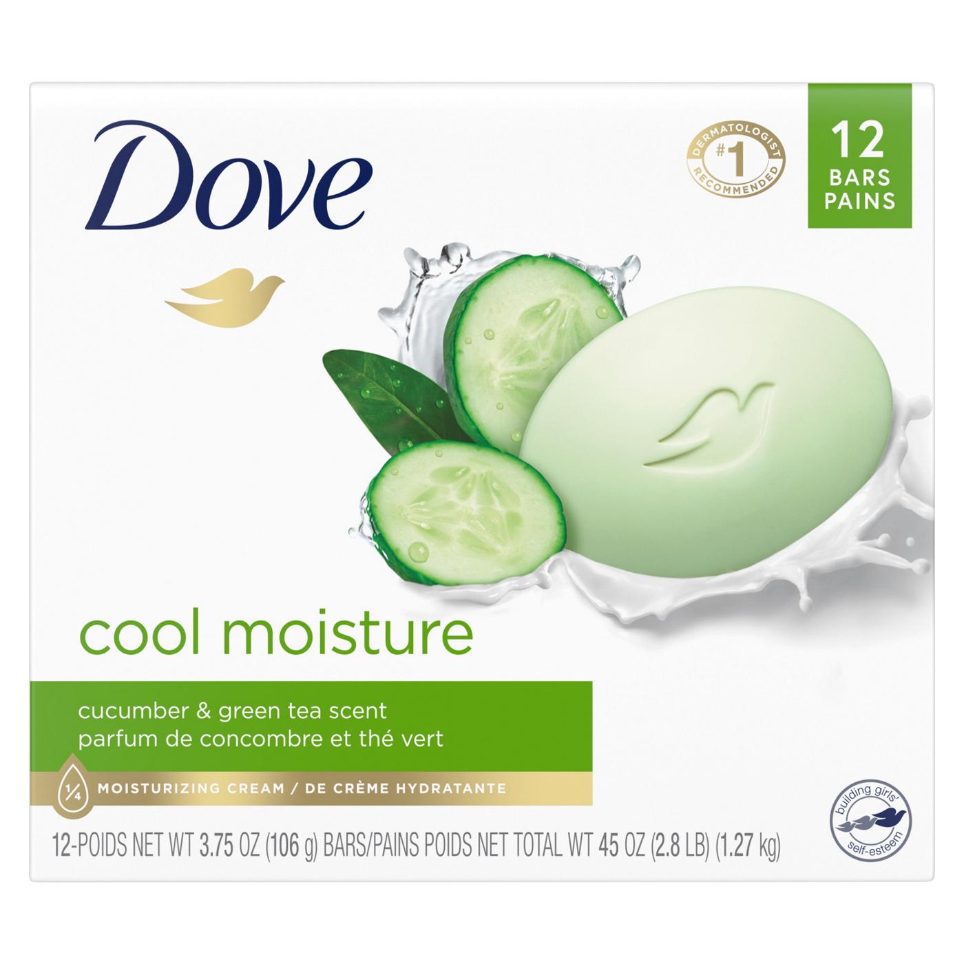 Dove Skin Care Beauty Bar Cucumber and Green Tea; image 1 of 2