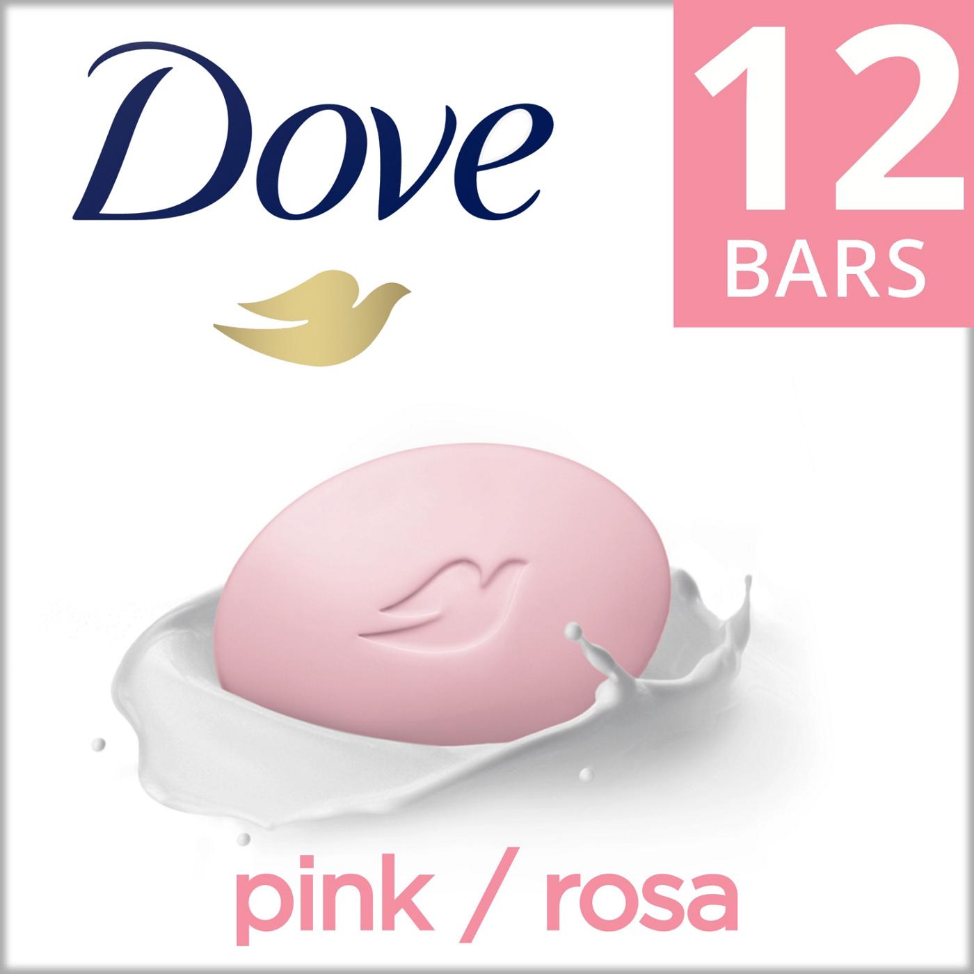 Dove Beauty Bar Gentle Skin Cleanser Pink; image 2 of 7