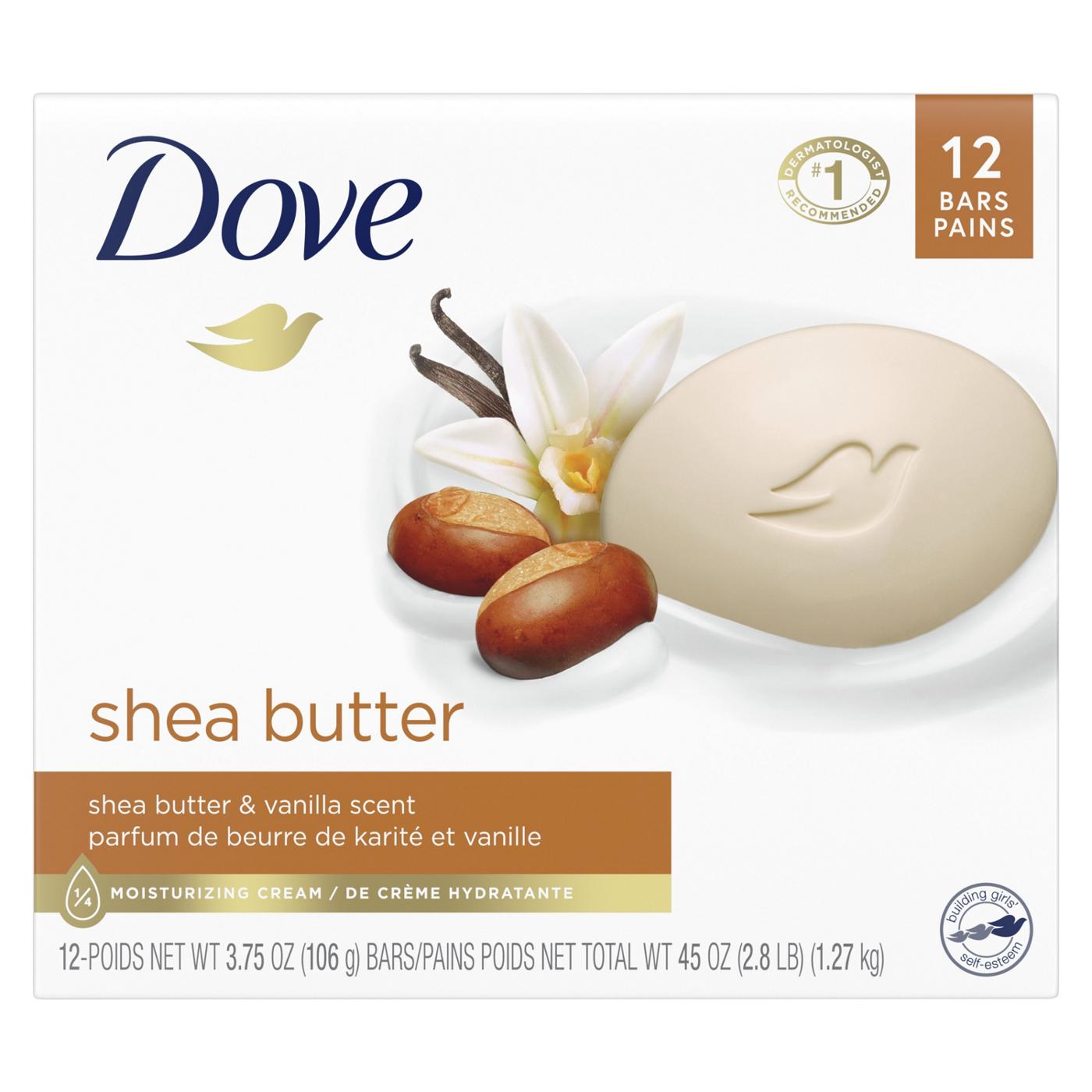 Dove Shea Butter Beauty Bars; image 1 of 4