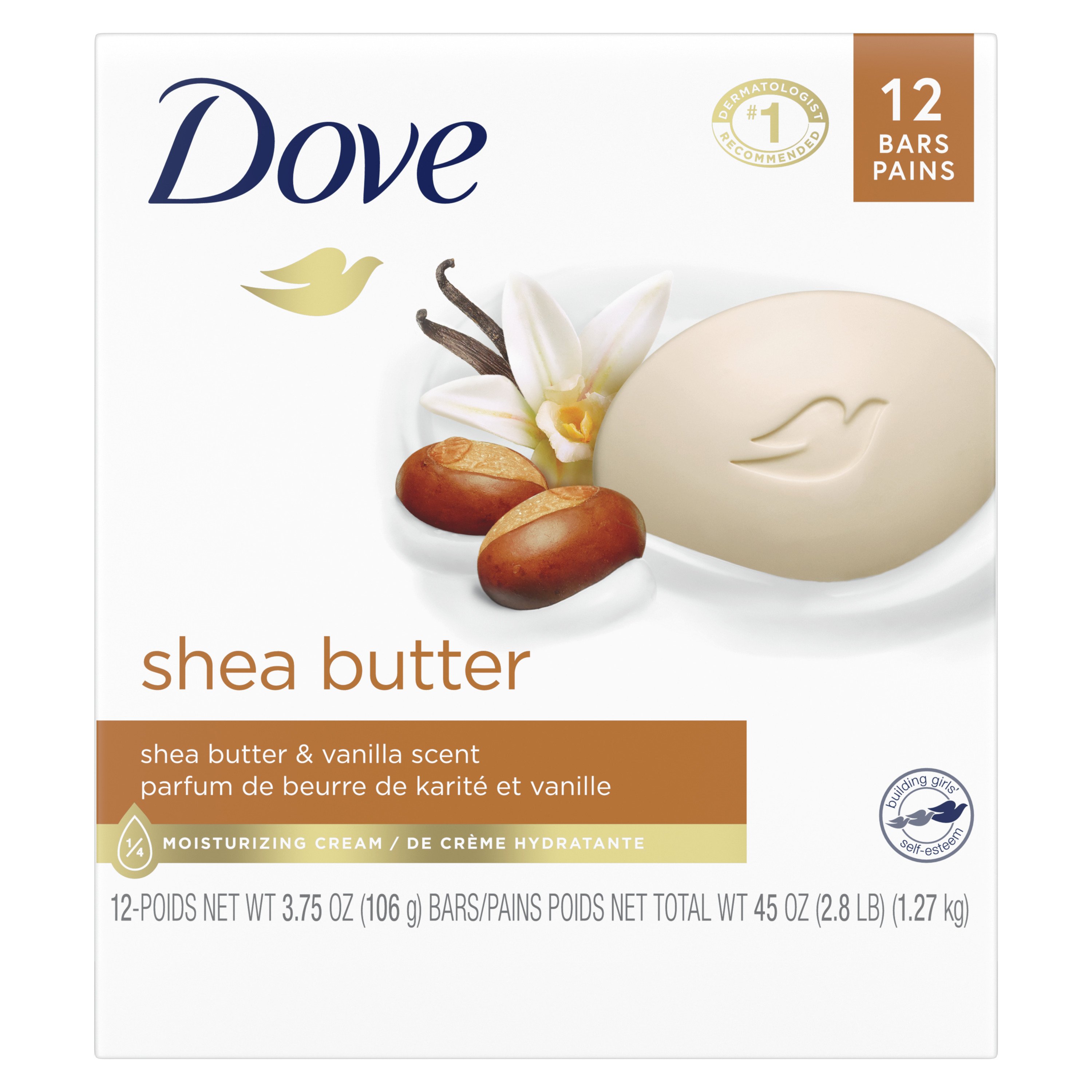 thumbnail image 2 of Dove Shea Butter Beauty Cream Bar – 6 Twin Packs (12 Bars Total) – 90g Each 2 of 5