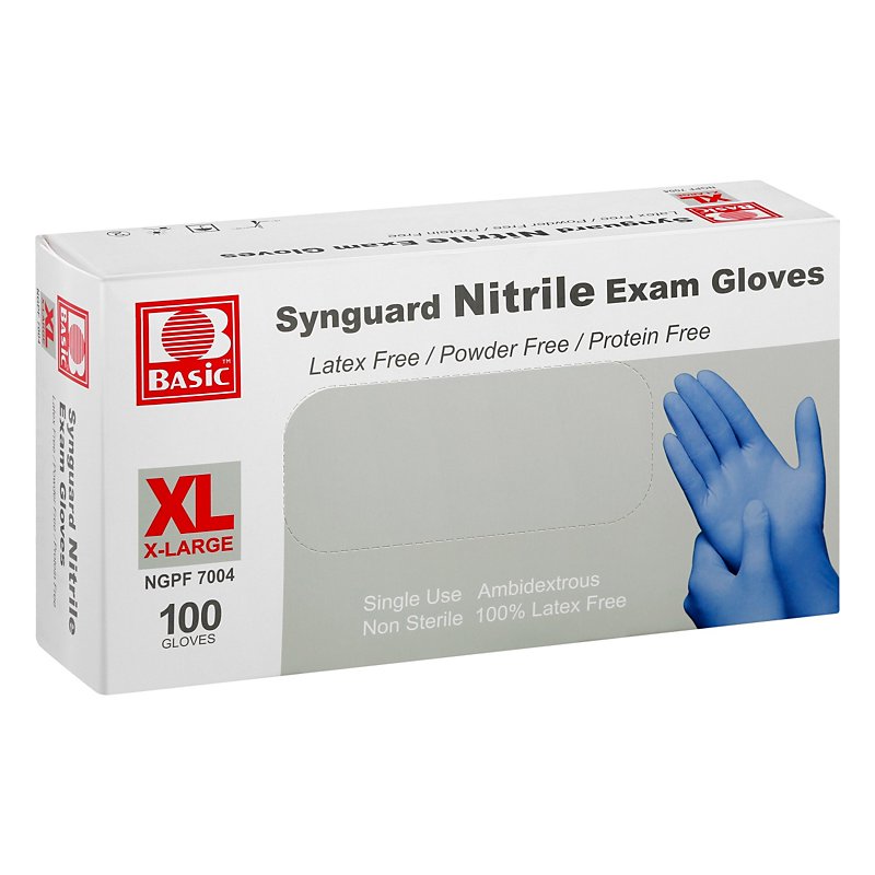 Basic Nitrile Exam Gloves Extra Large - Shop Kits & Supplies at H-E-B