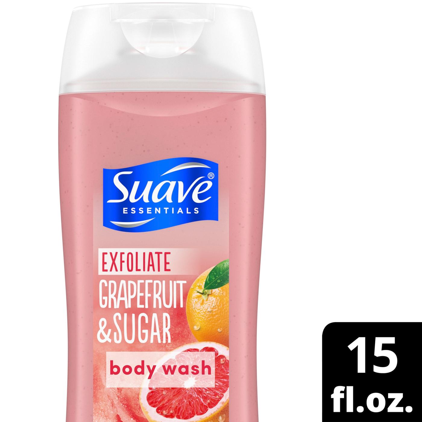 Suave Essentials Exfoliate Grapefruit & Sugar Body Wash; image 2 of 3